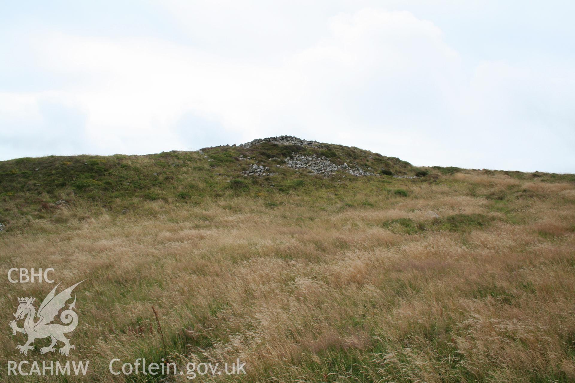 Cairn IV on Mynydd Rhiw, from the north.