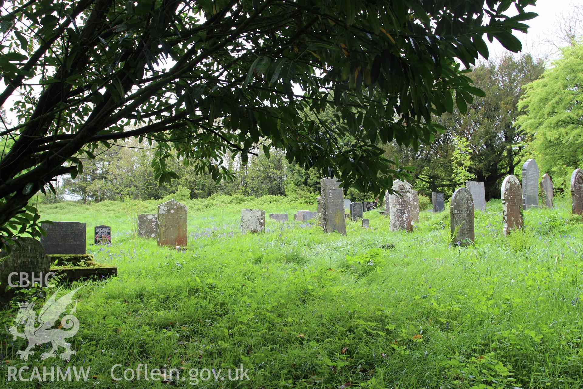 Graveyard looking south-west