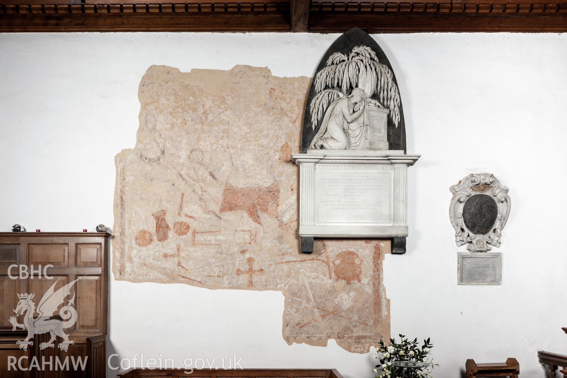 Wall painting in chancel