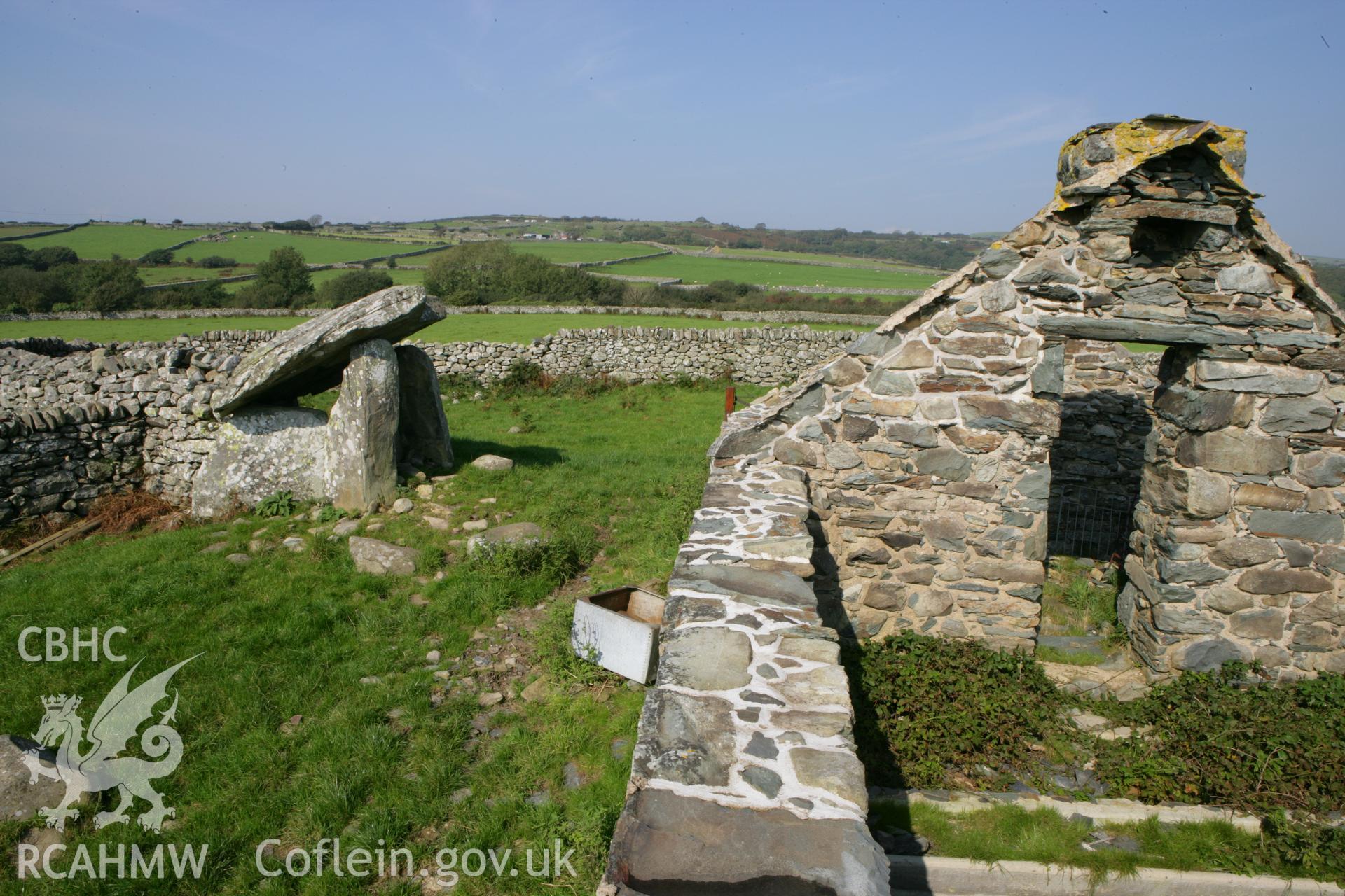 View of chamber and old farm