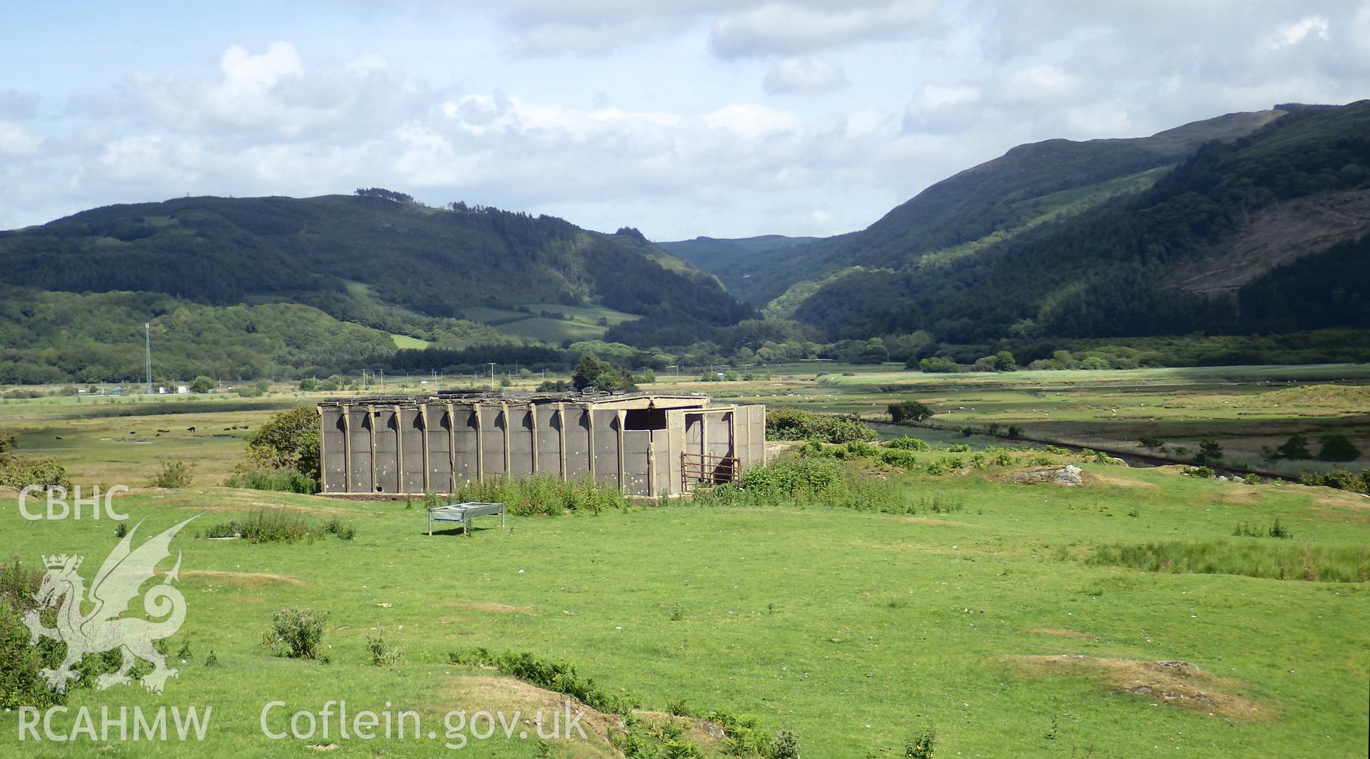 View of the BCF hut and complex from the west