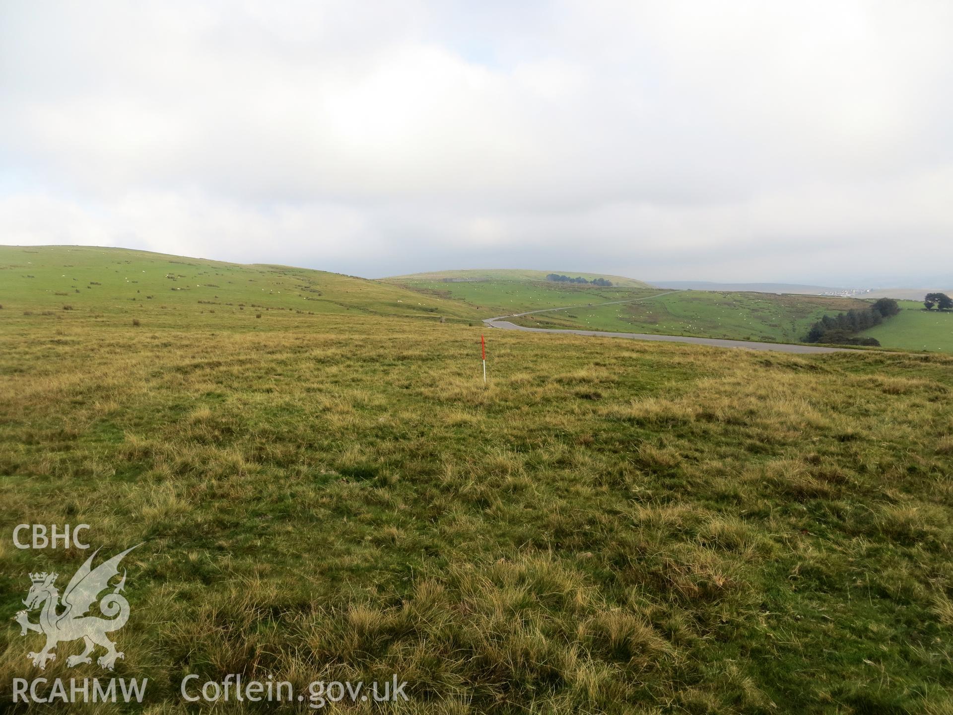 View from the south-east; 1m scale.