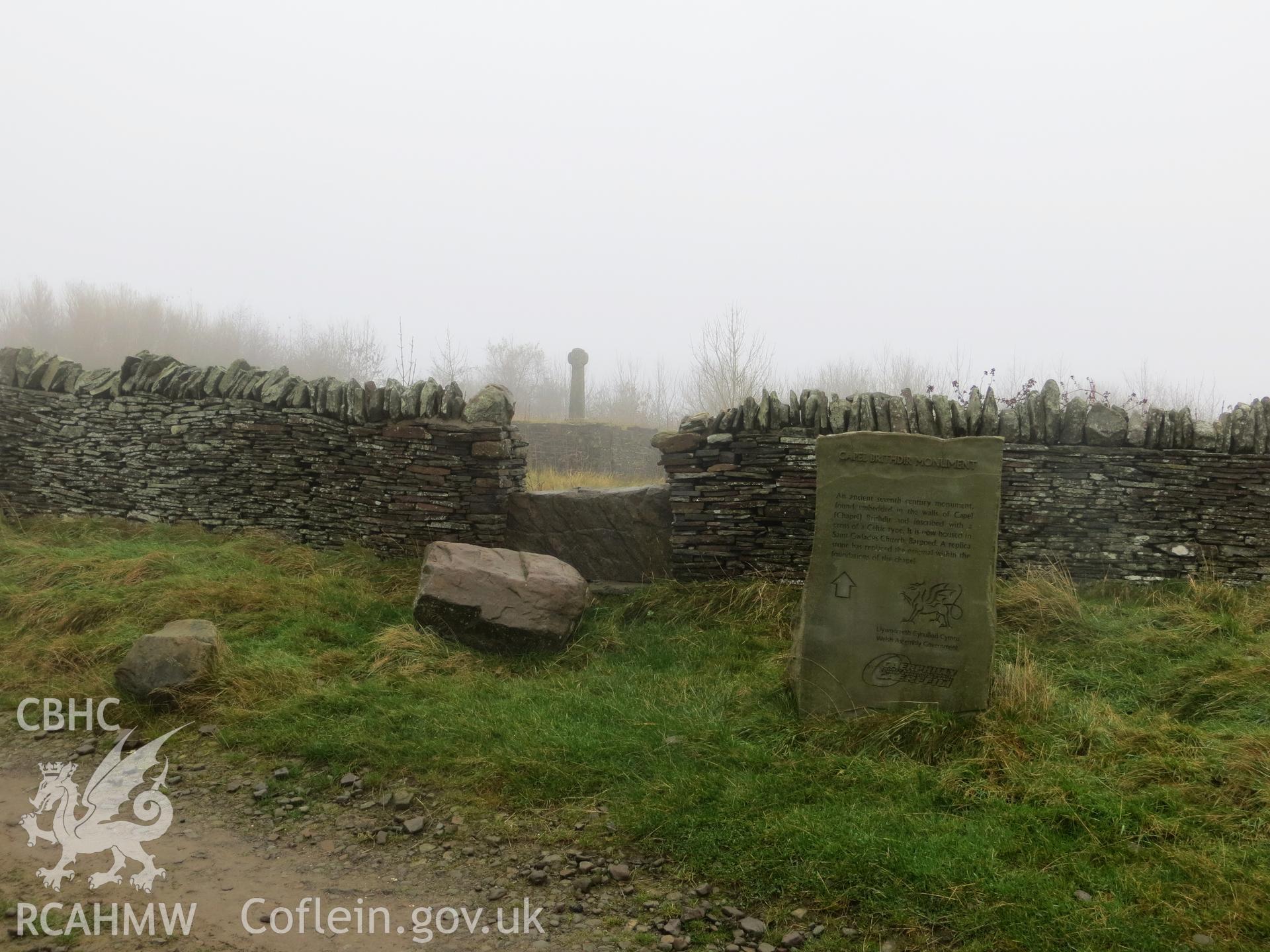 Entrance to chapel area through enclosing wall.