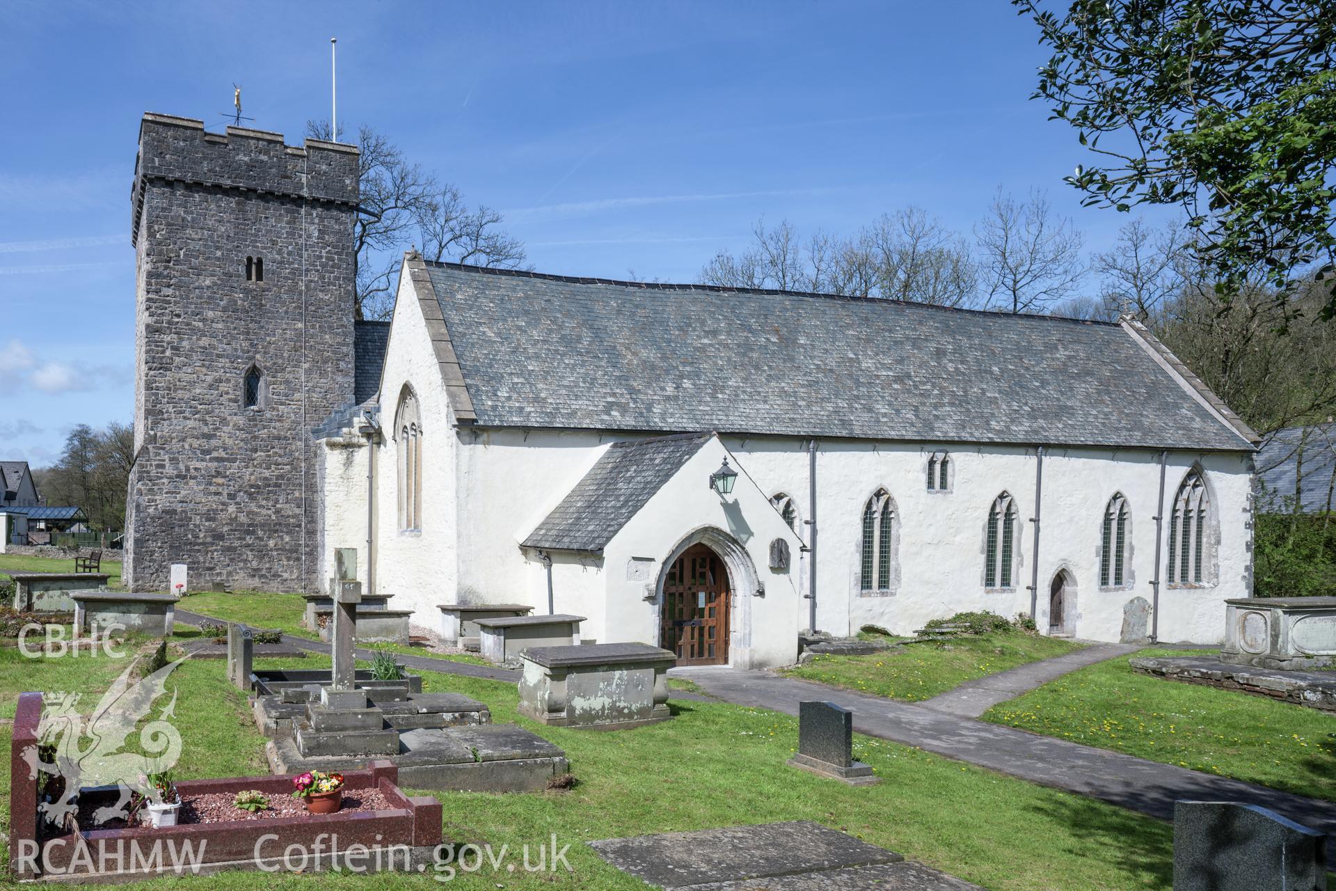 Exterior: south aisle and tower