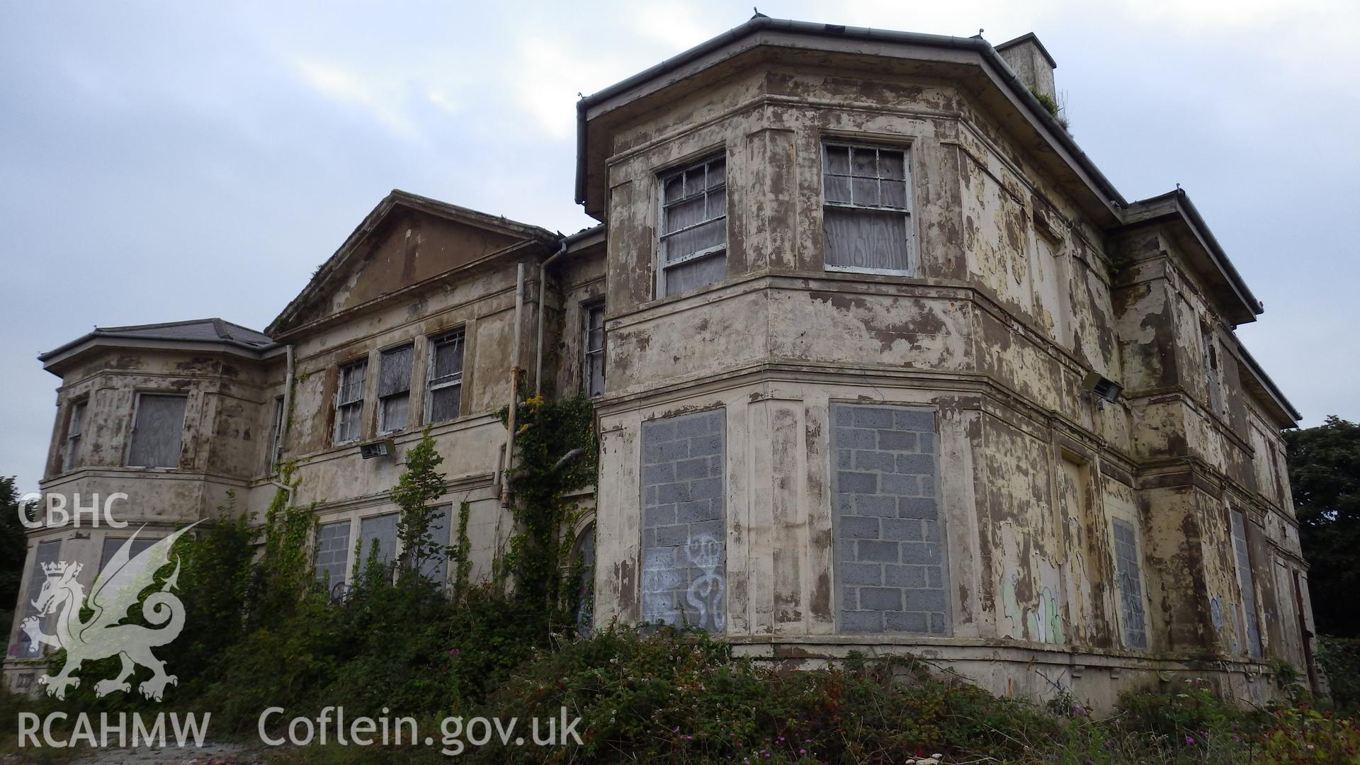 Front or eastern facade viewed from northeast corner