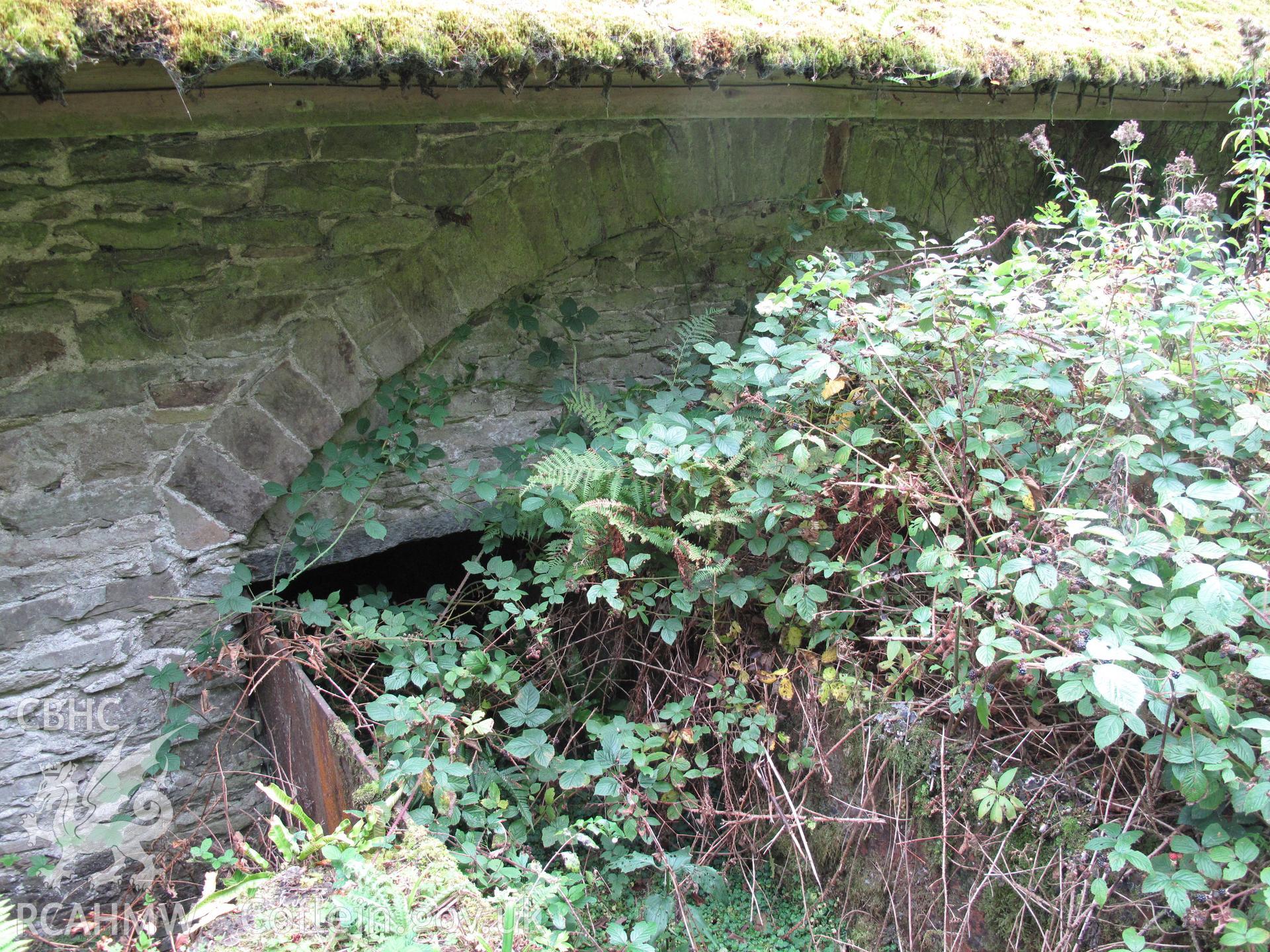 Water inlet trough, Furnace Mill, Bodnant.