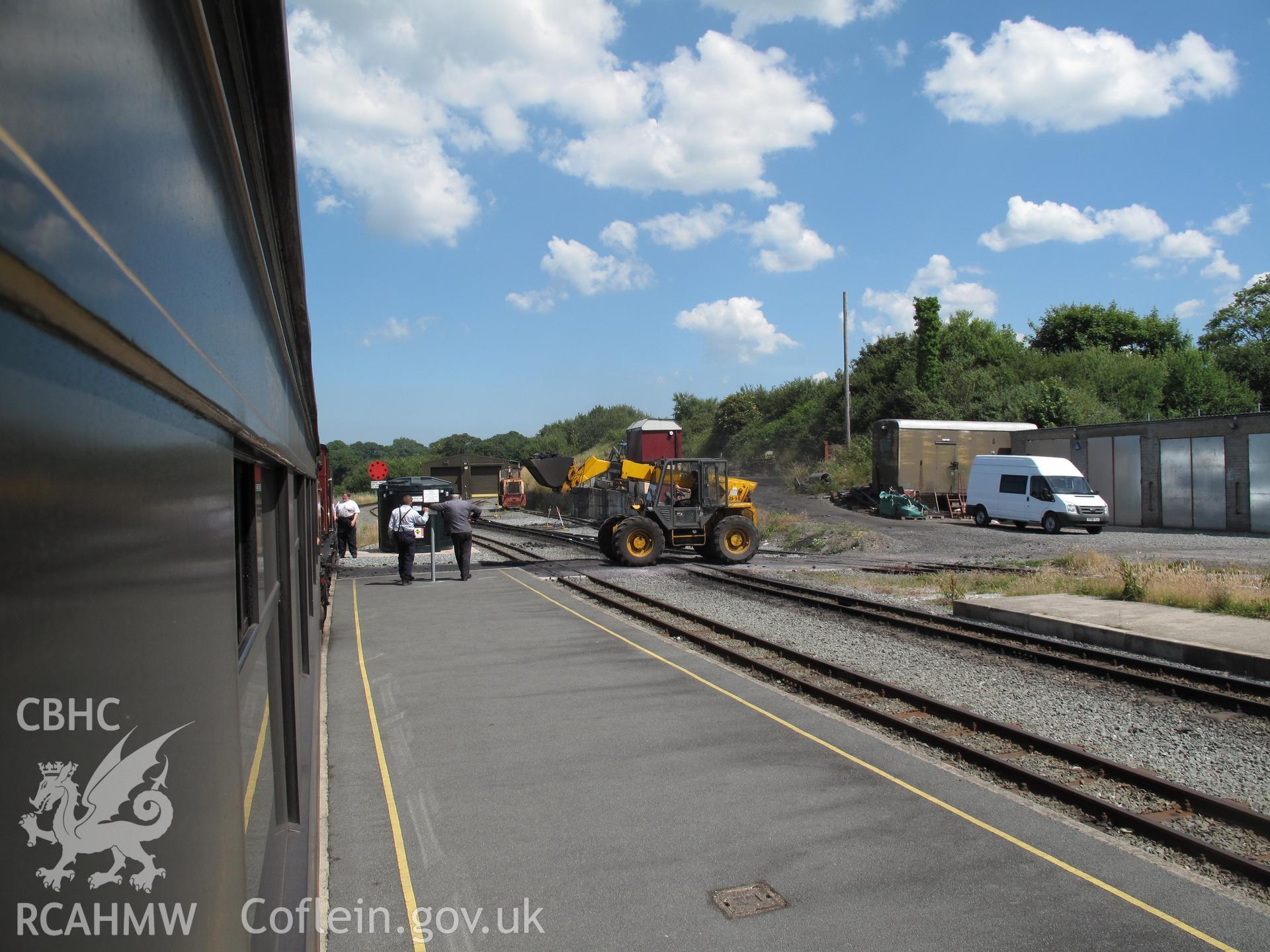 Coaling at Dinas Junction Station, Welsh Highland Railway (3).