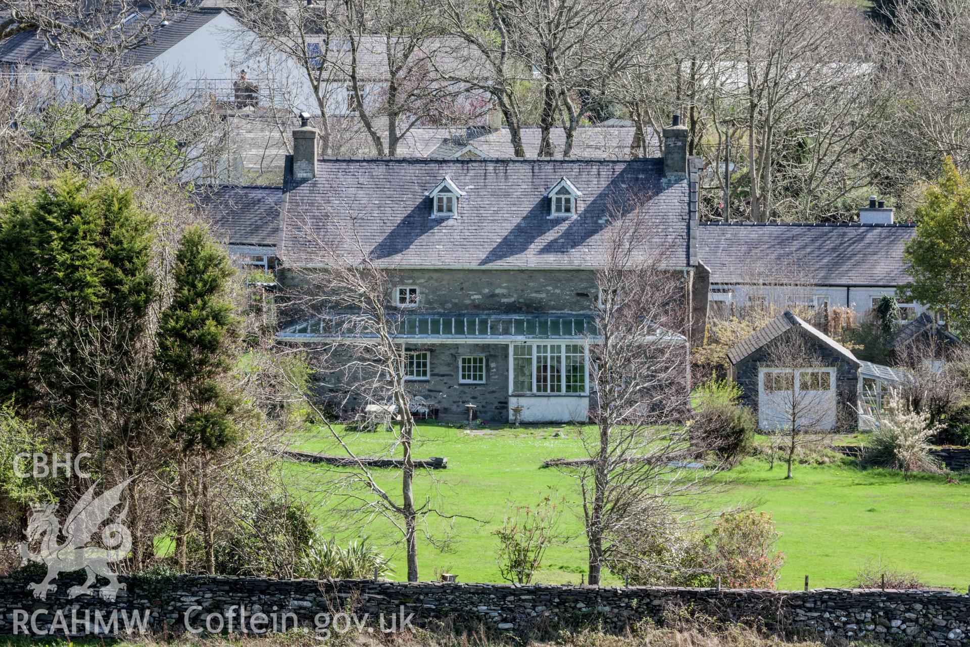 Detail view of Ty Mawr from the west