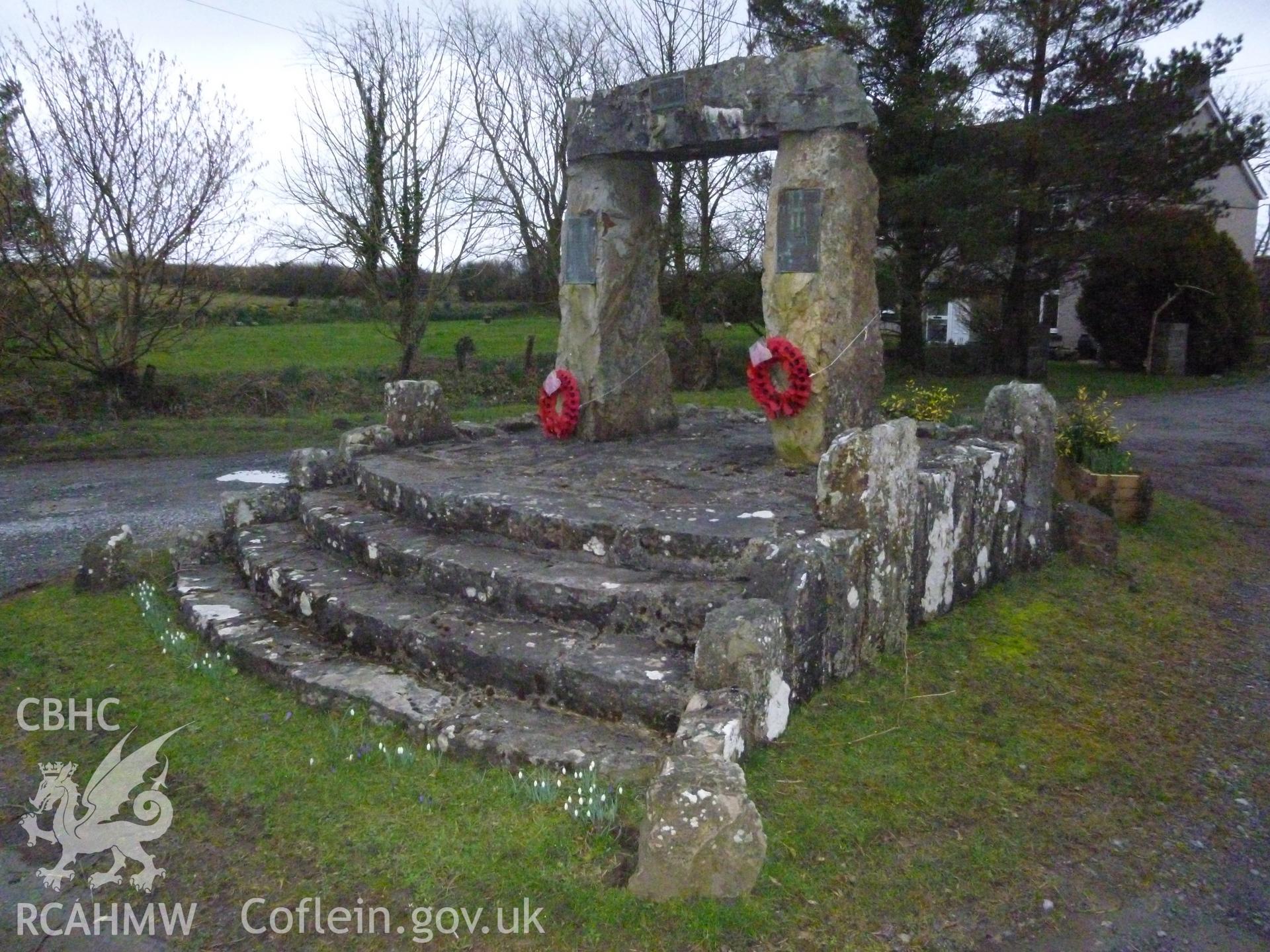 Memorial viewed from northwest