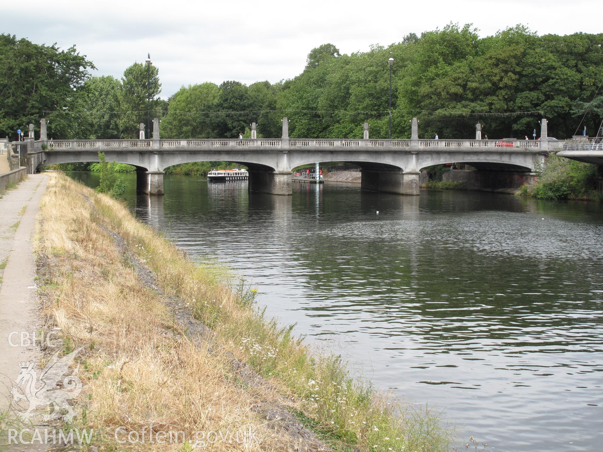 View from the south of Cardiff Bridge.