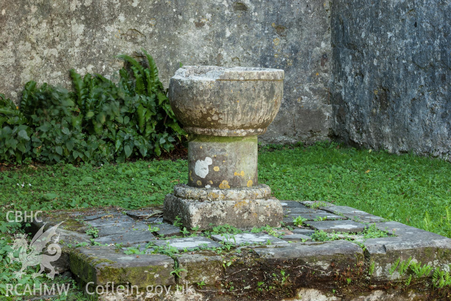 Detail of font