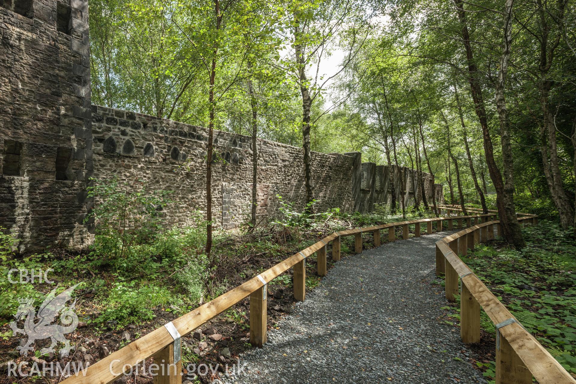 East wall from the north