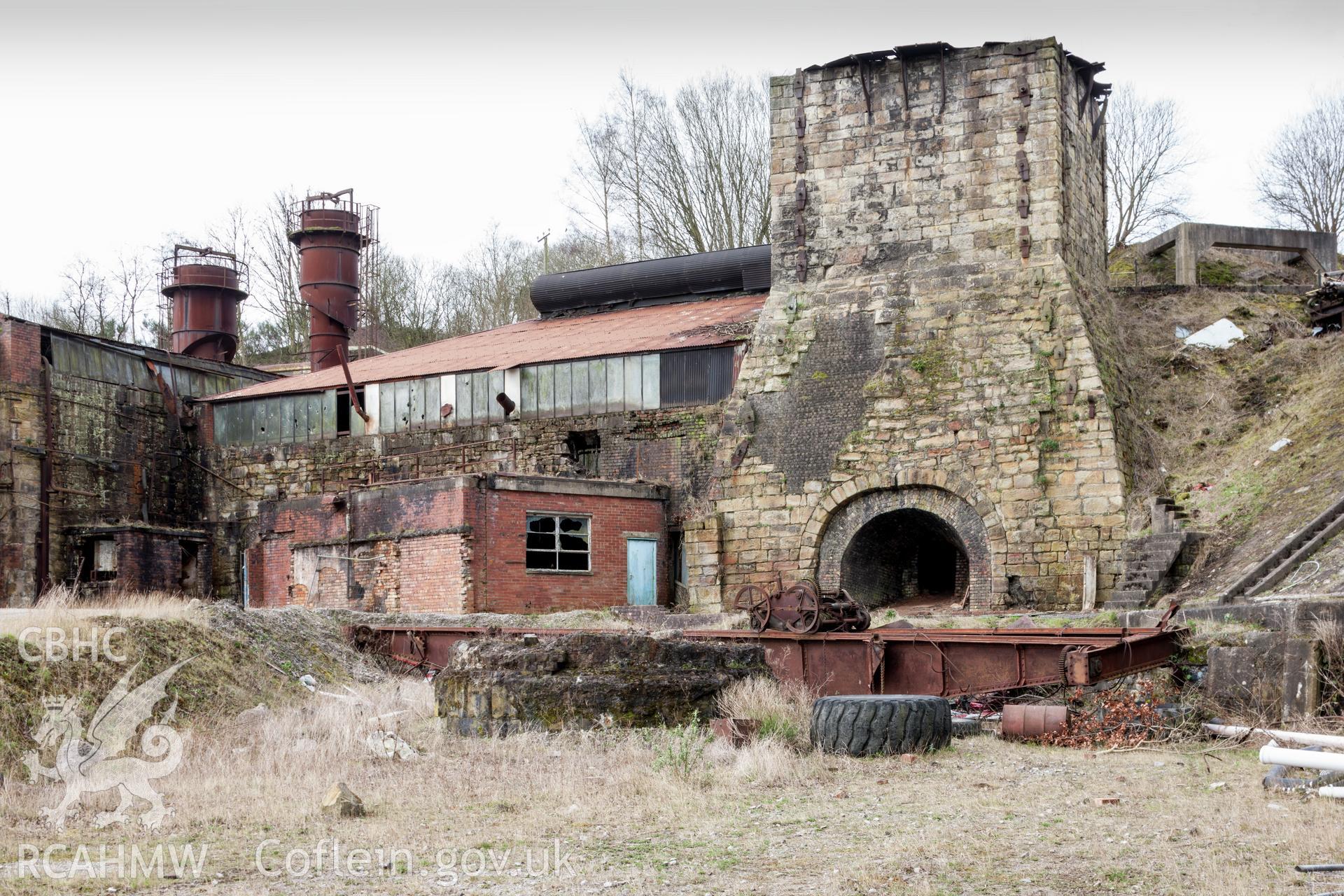 Blast furnace and foundry from the north northeast