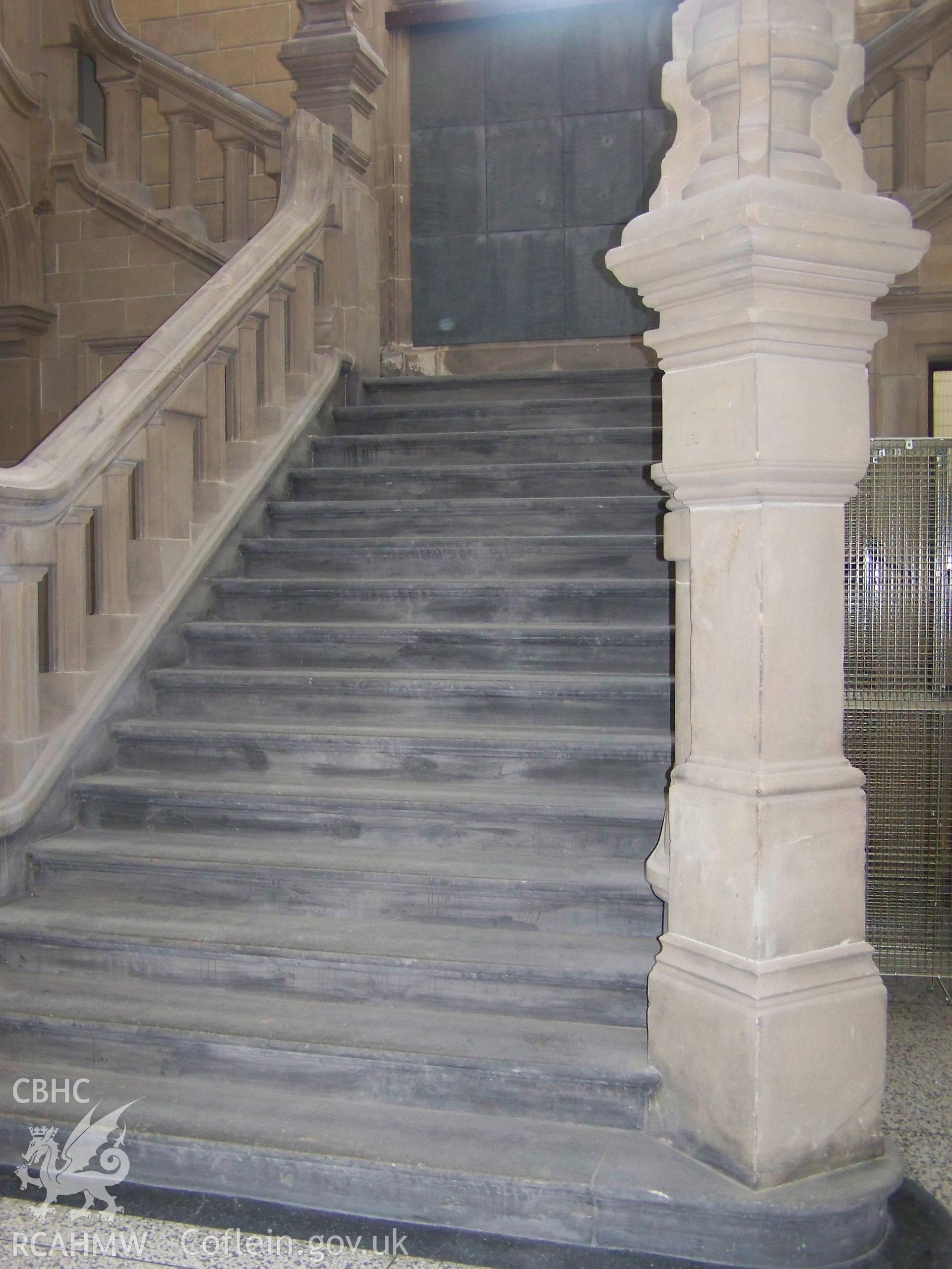 Bottom of main staircase