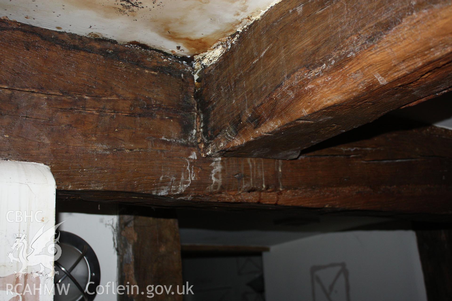 Ceiling beam and bressumer