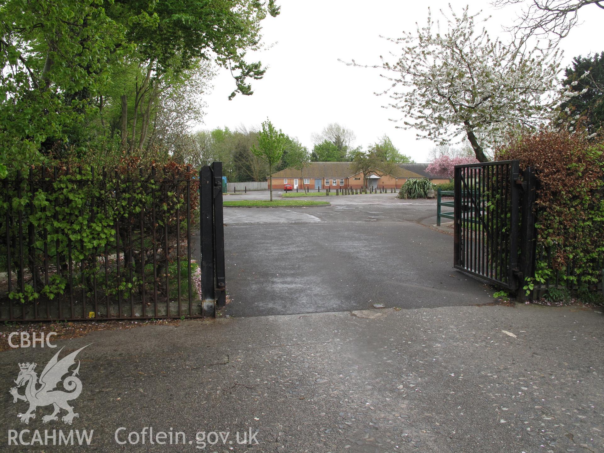 Site of original main (north) entrance to Splott Aerodrome, Cardiff.