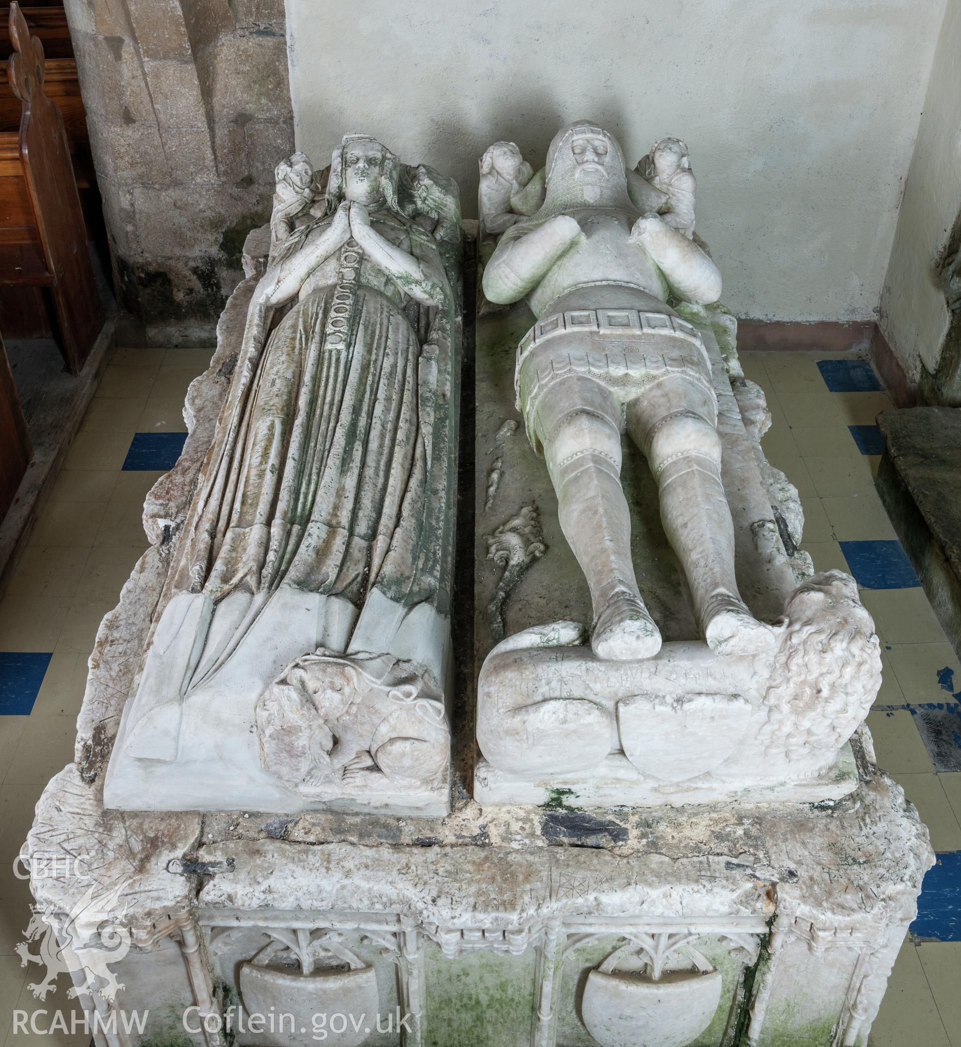 Tudor tomb, from the east