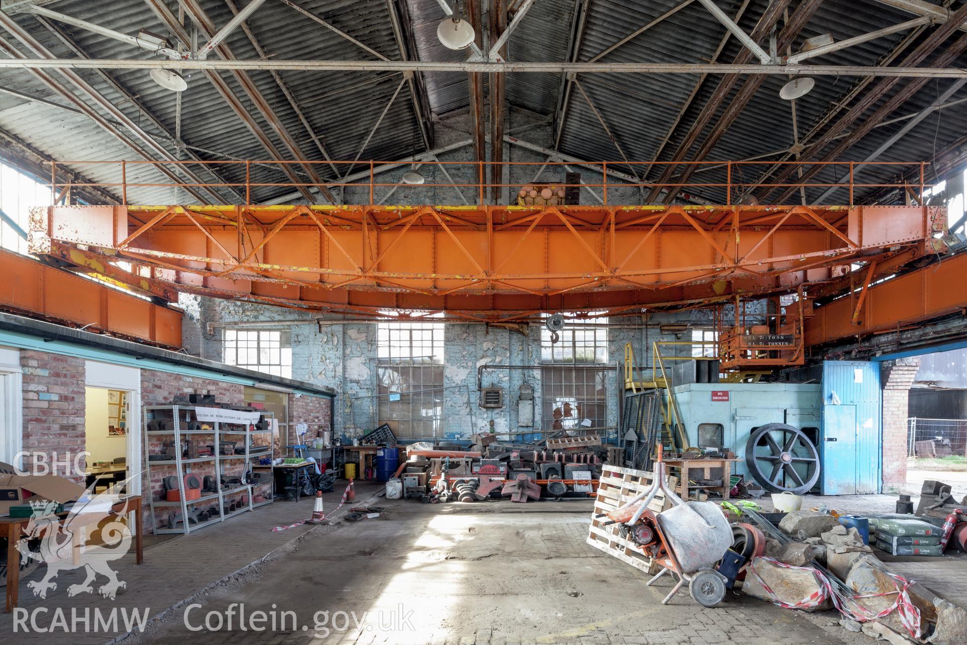 Interior west end gantry crane