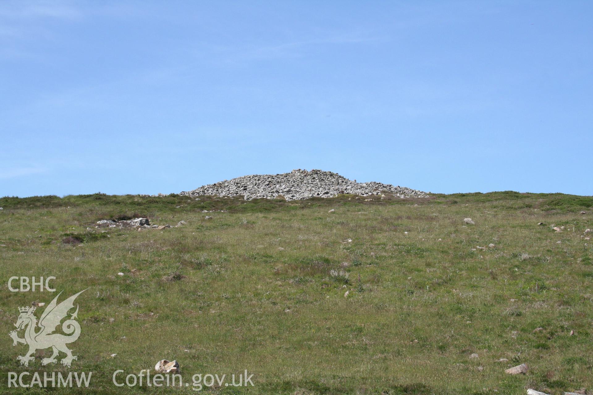 Cairn IV on Mynydd Rhiw, from the south-east.