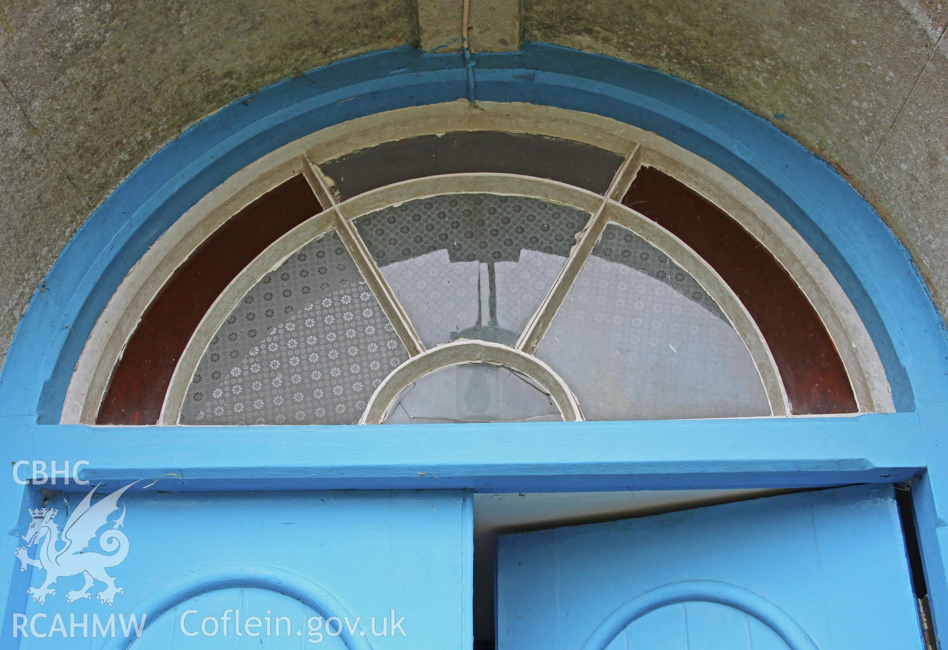 Detail of fanlight over door