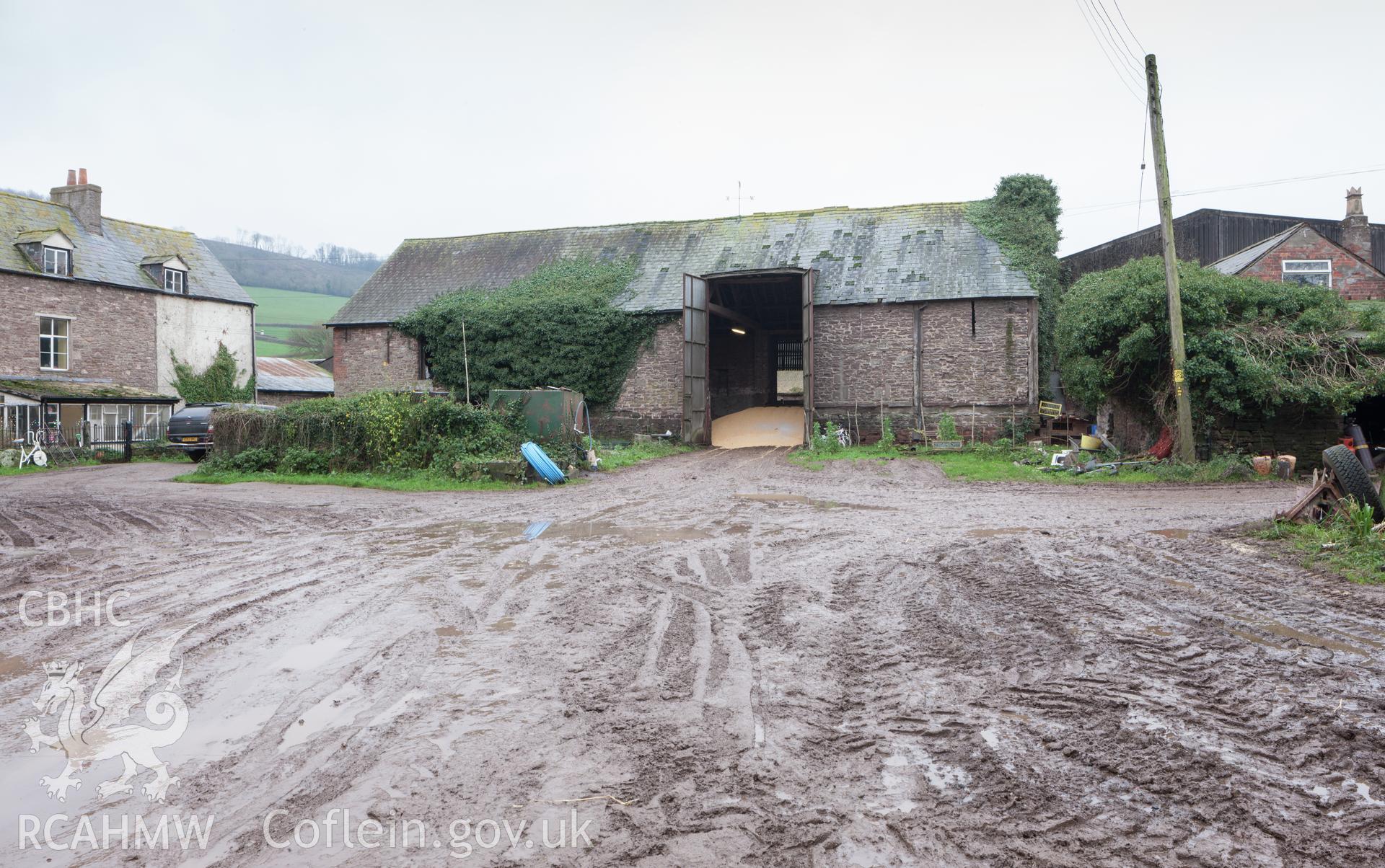 Barn viewed from the north