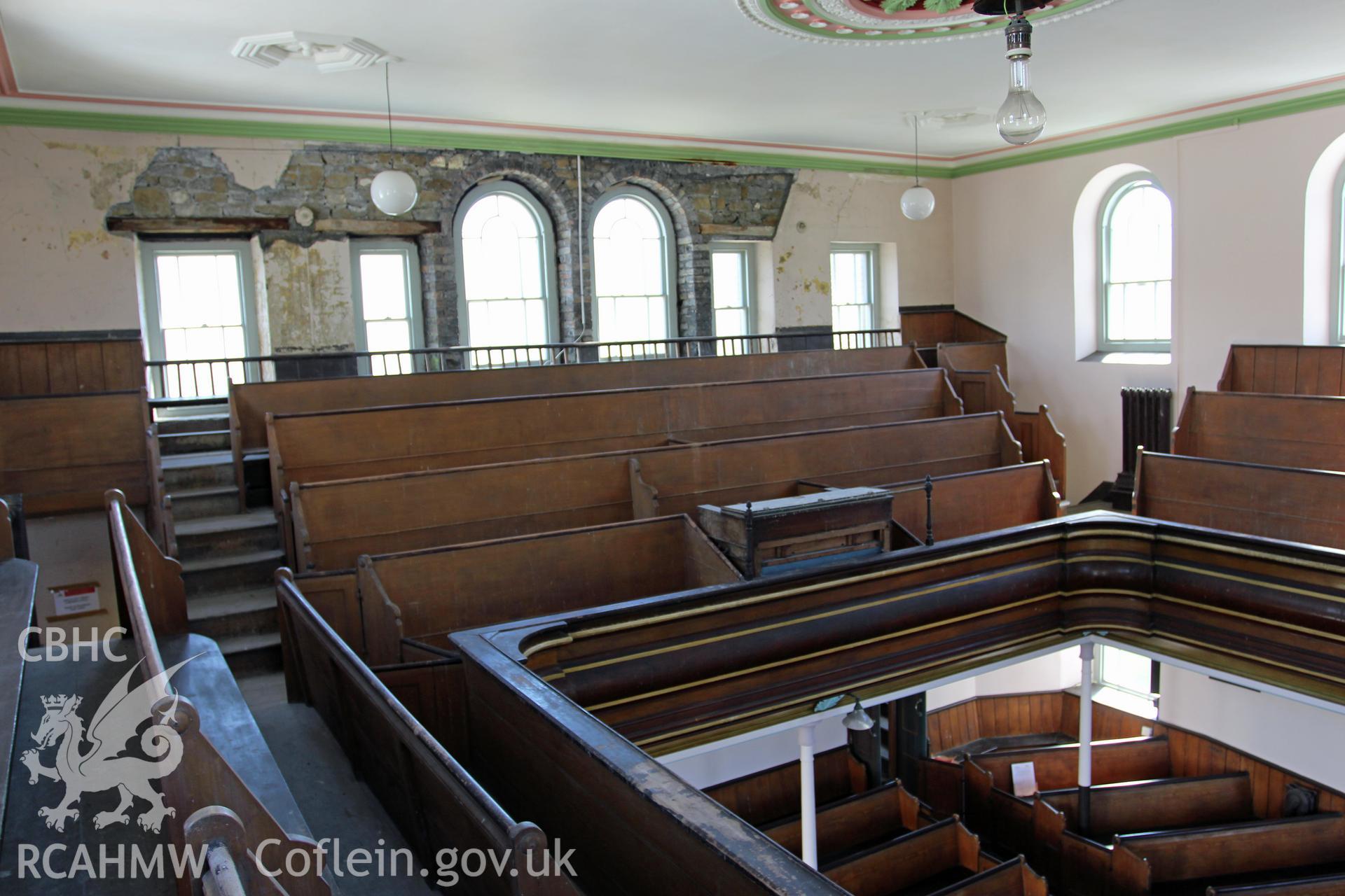 Chapel interior from north-east gallery corner