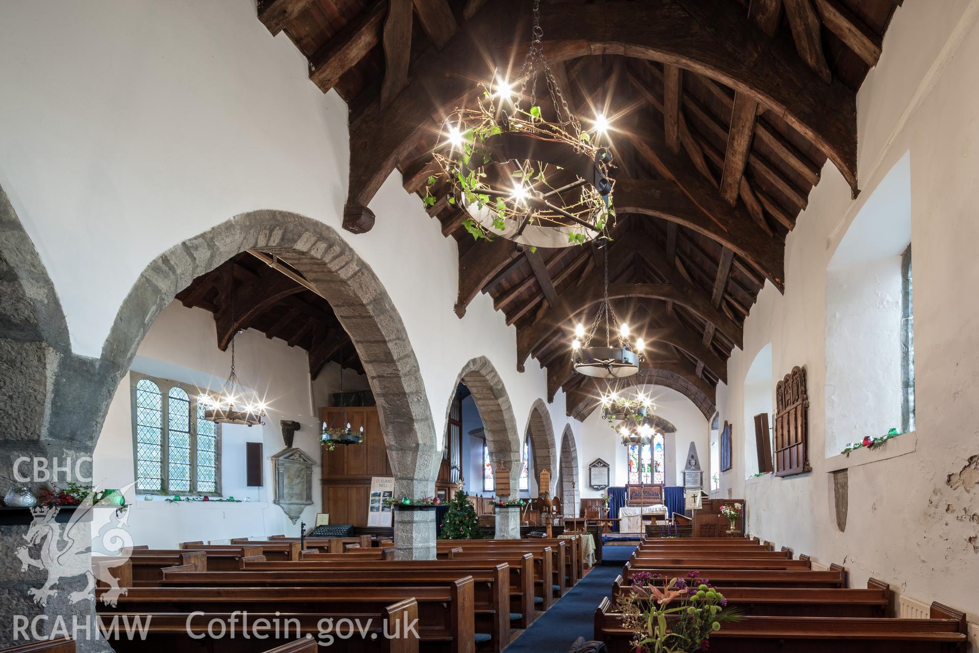 Interior, south aisle from the west southwest