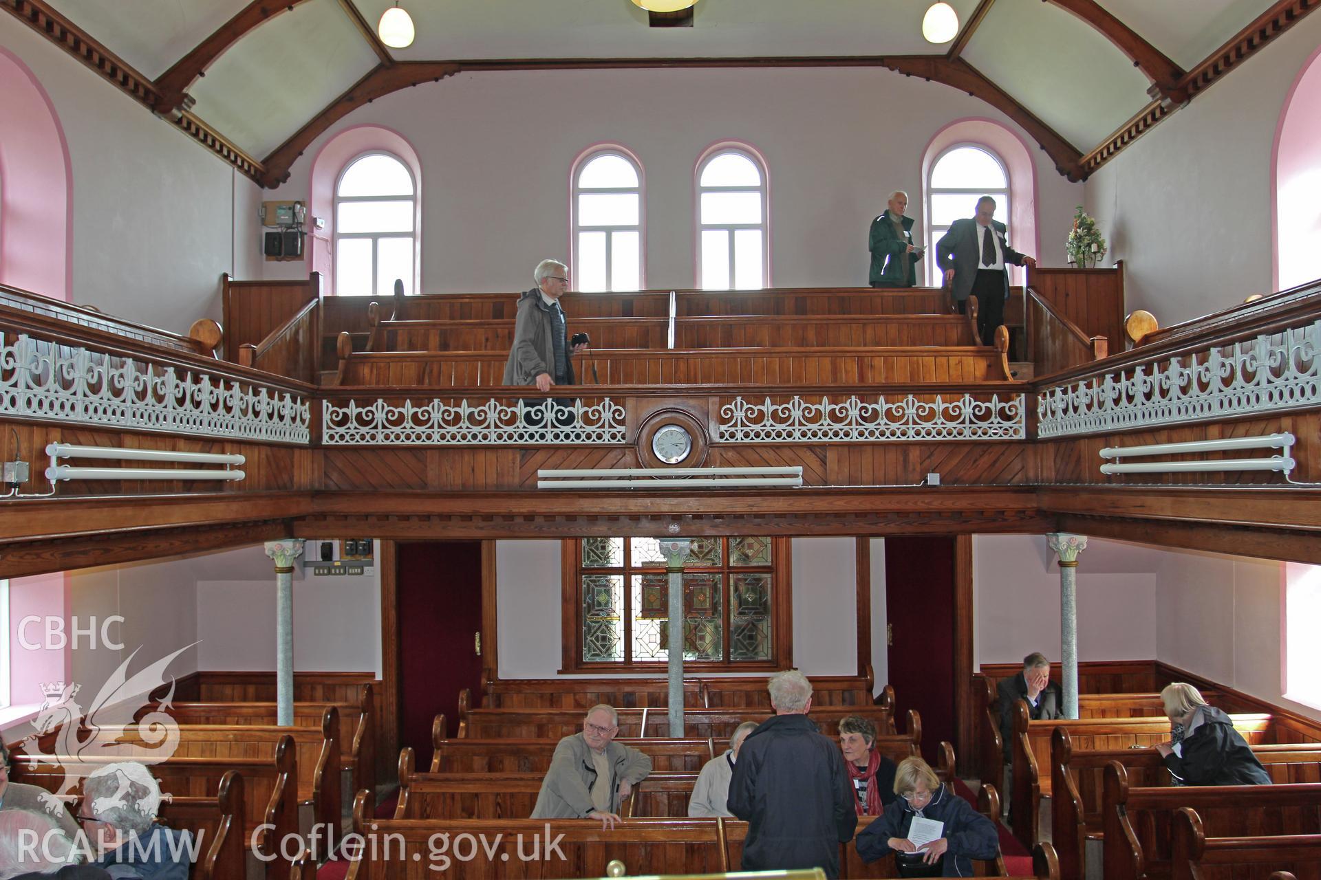 Interior looking east