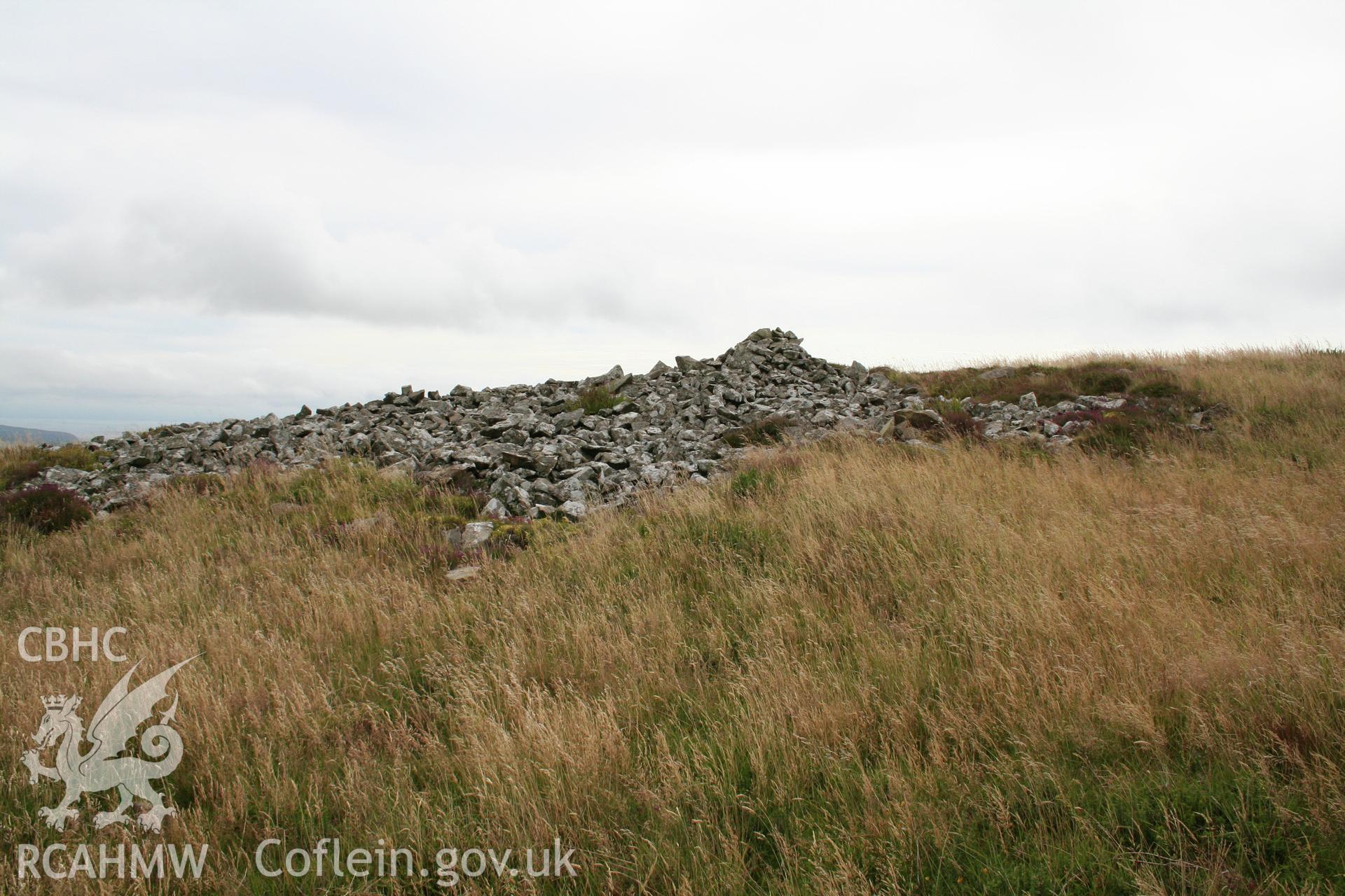 Cairn V on Mynydd Rhiw from the north-west.