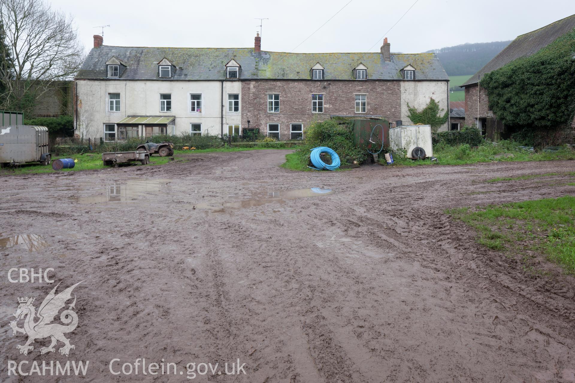 Farm workers accommodation viewed from the west