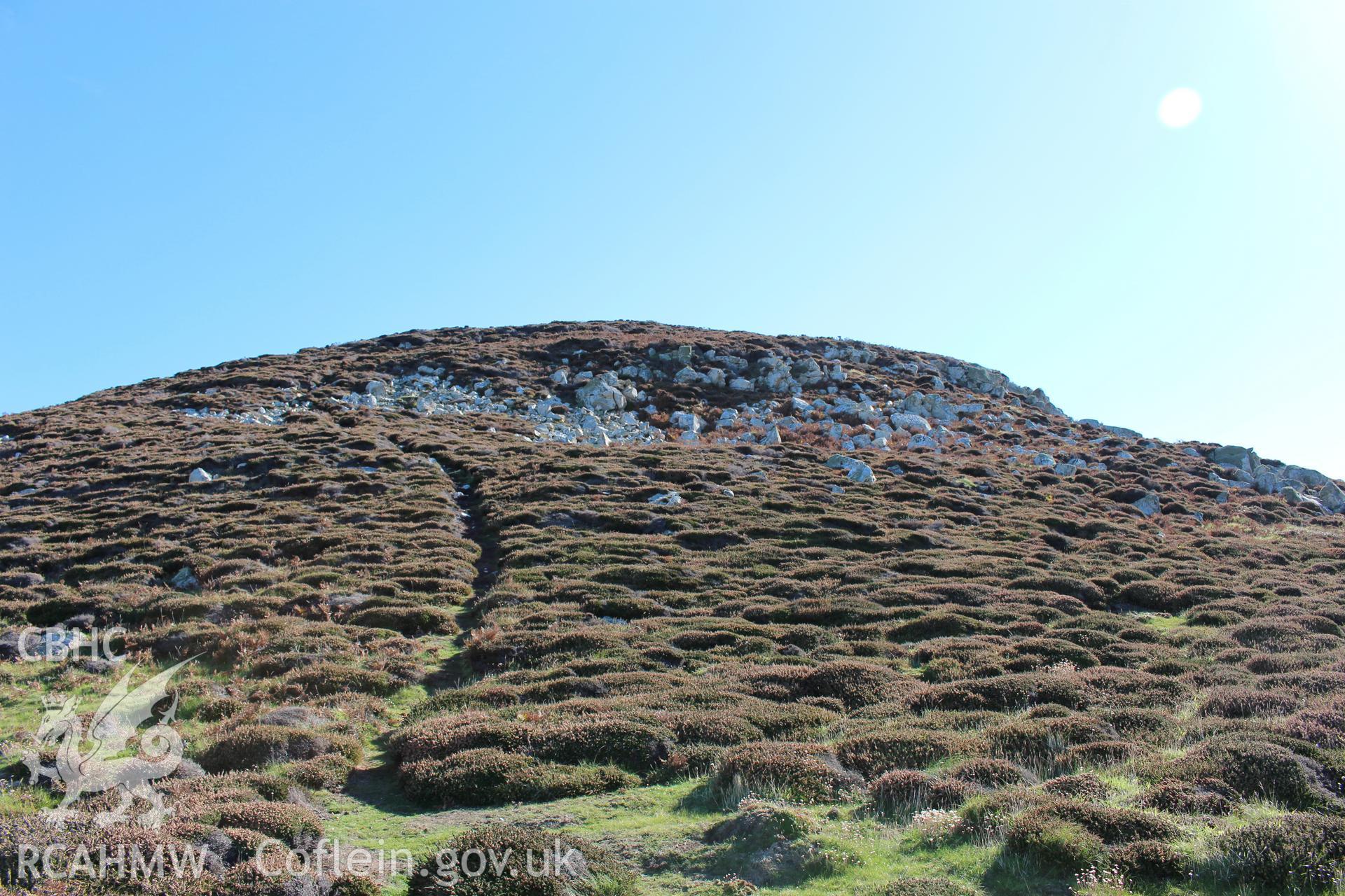 Foel Fawr Stone Implement Working Site.  General view looking east.