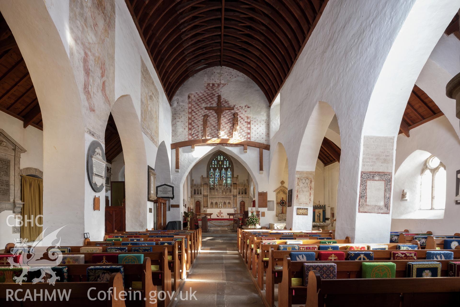 Interior from the west