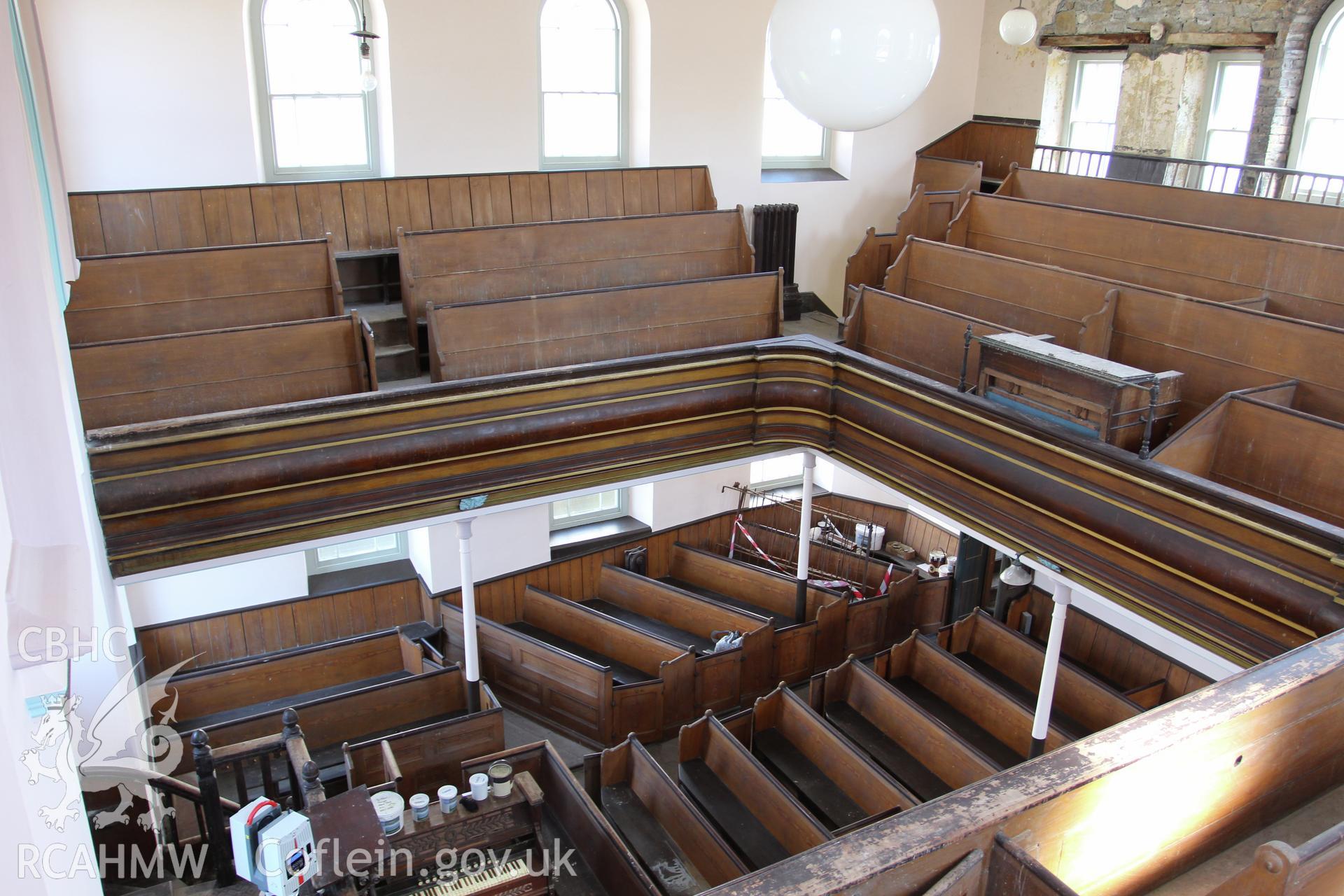 Chapel interior from north-west gallery corner