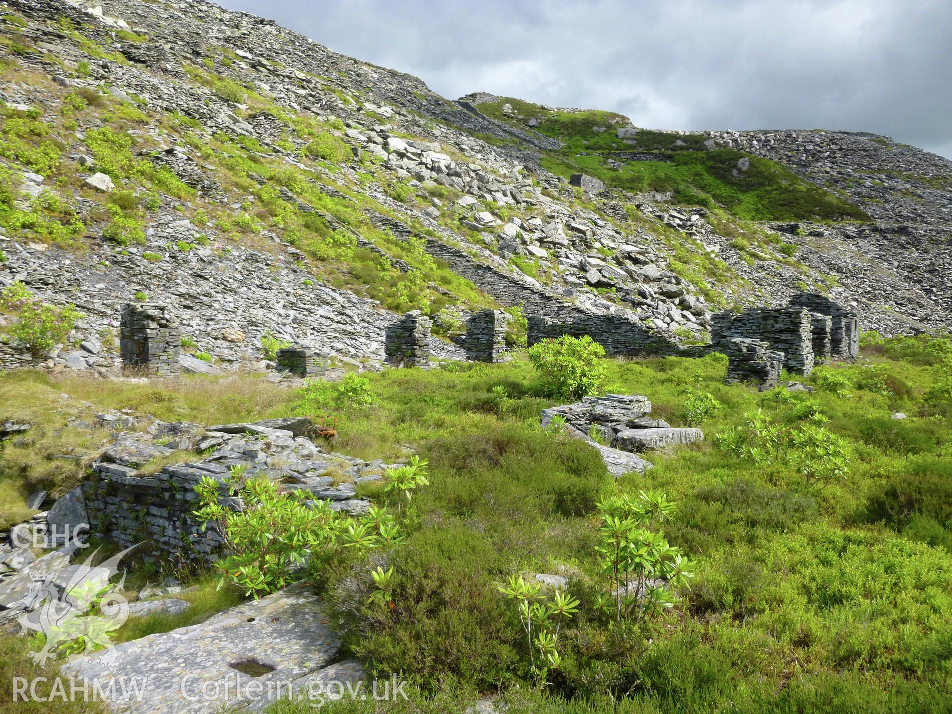 Alabama Slate Mill, Floor 2, Diffwys Quarry. Looking south-east acros the southern section of the mill.