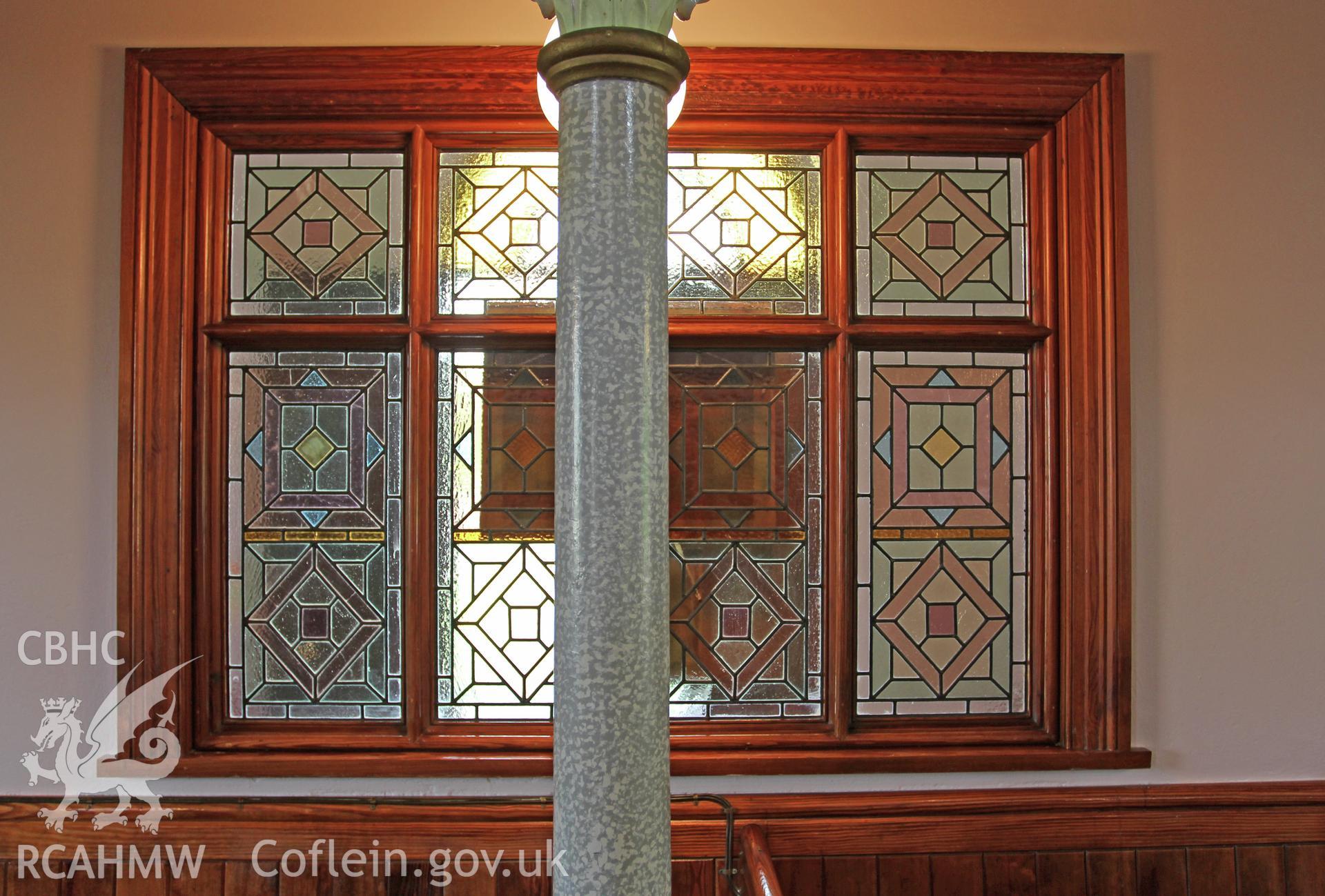 Detail of vestibule window