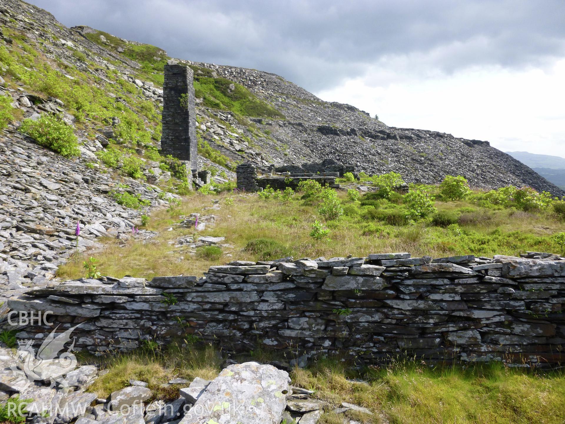 Alabama Slate Mill, Floor 2, Diffwys Quarry.  Looking south from the north end of the mill.