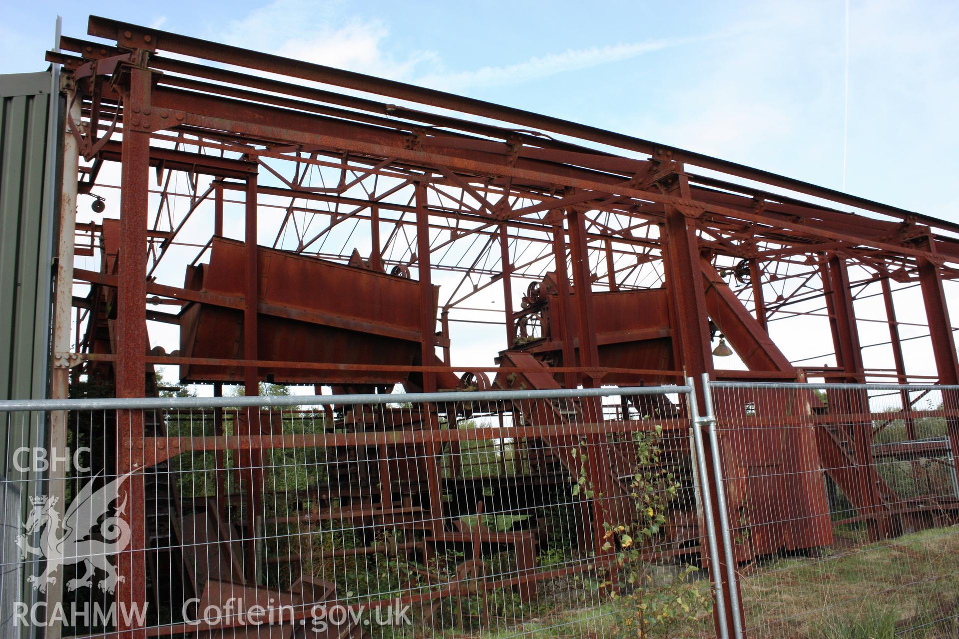 Fenn's Moss Peat Processing Works.  Detail of machinery.