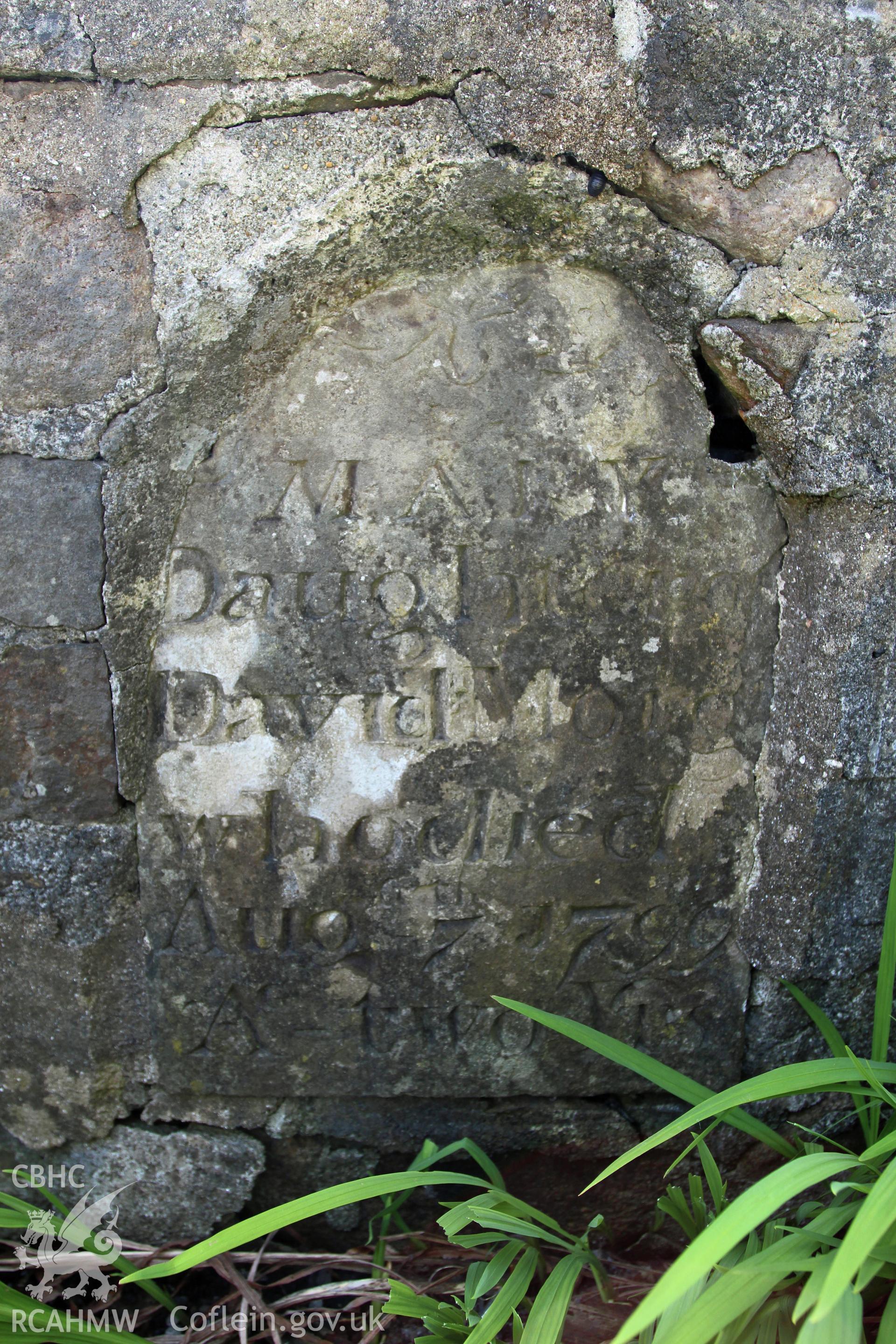 Detail of gravestone