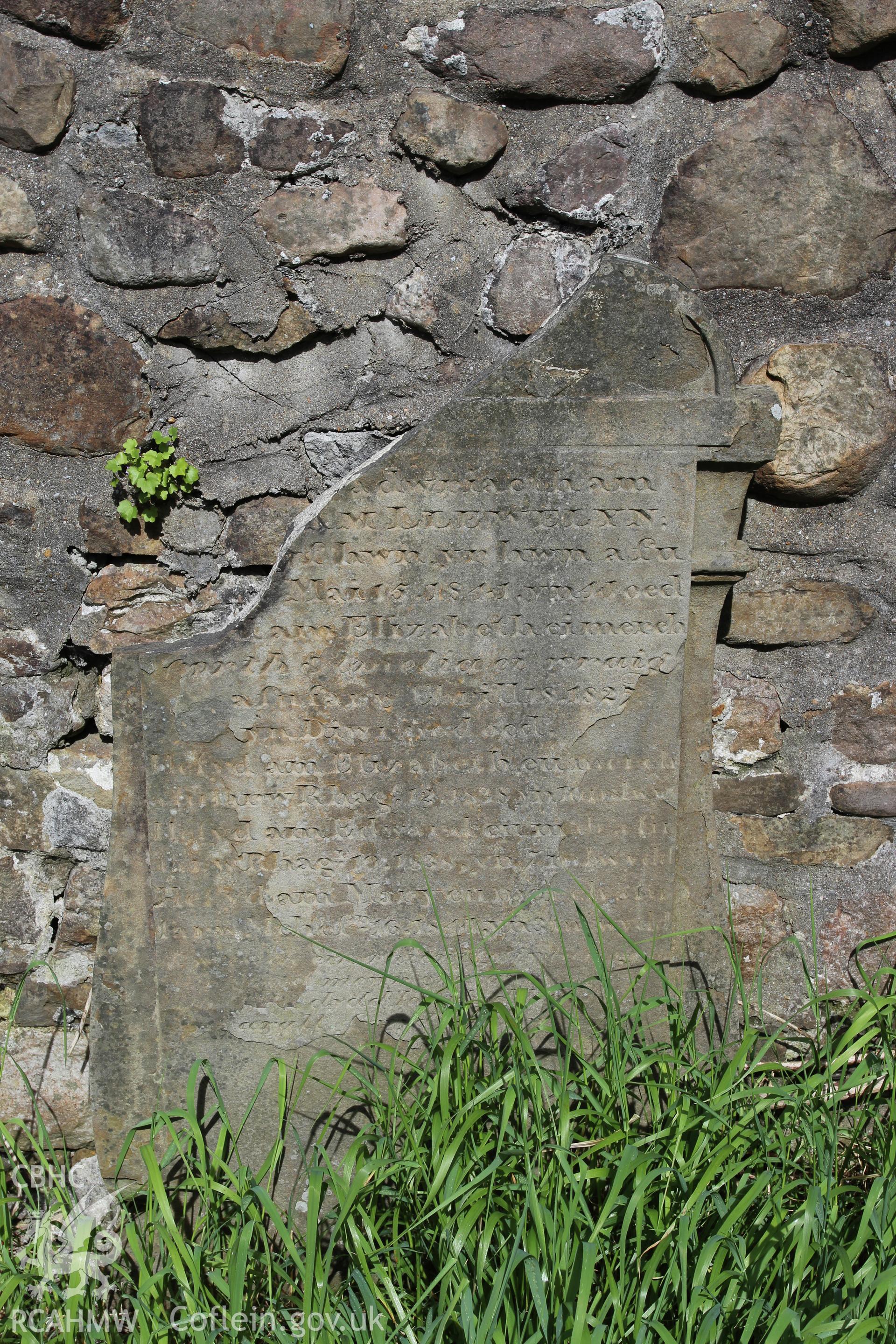 Detail of gravestone