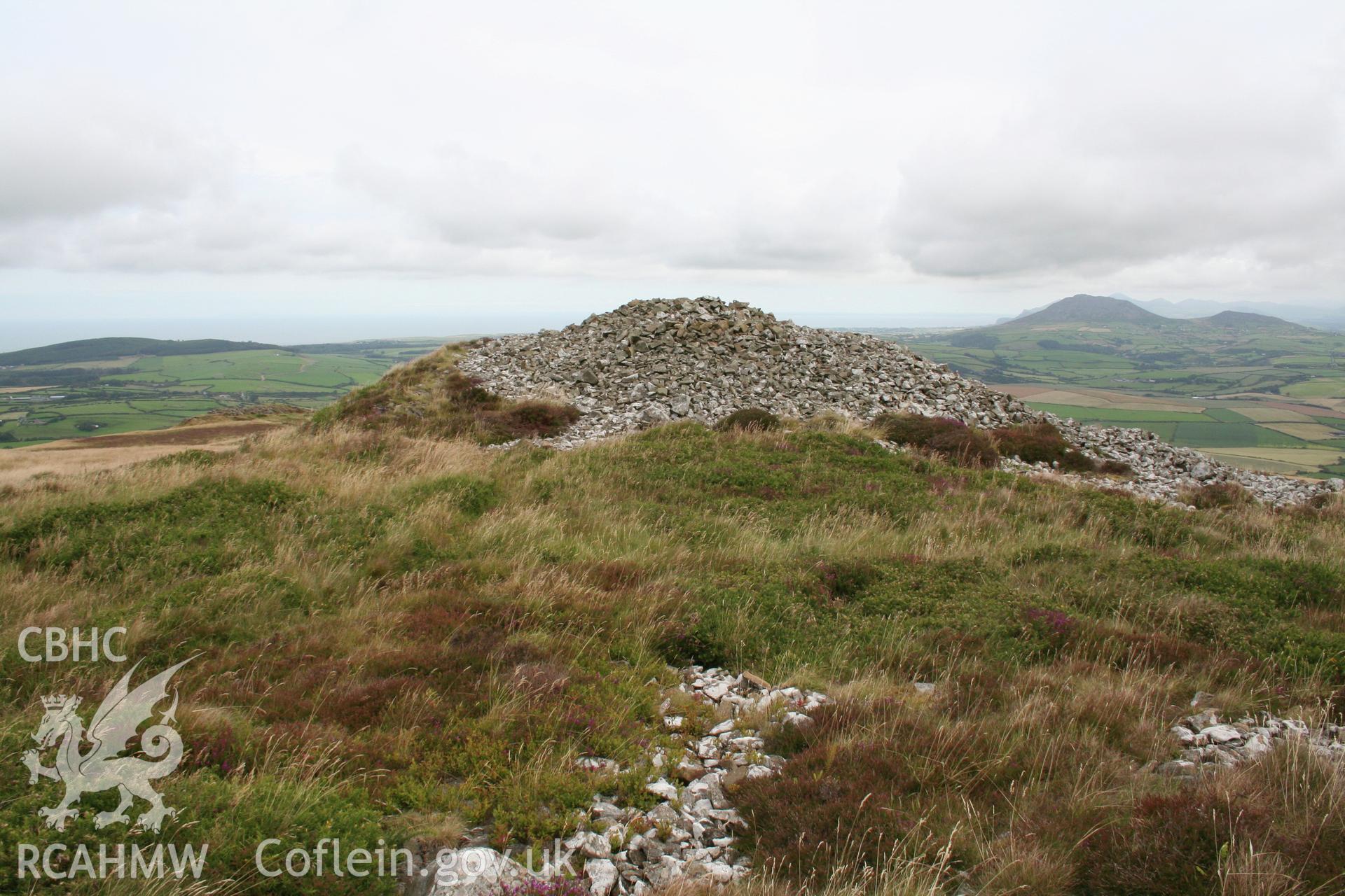 Cairn IV on Mynydd Rhiw, from the south-west.