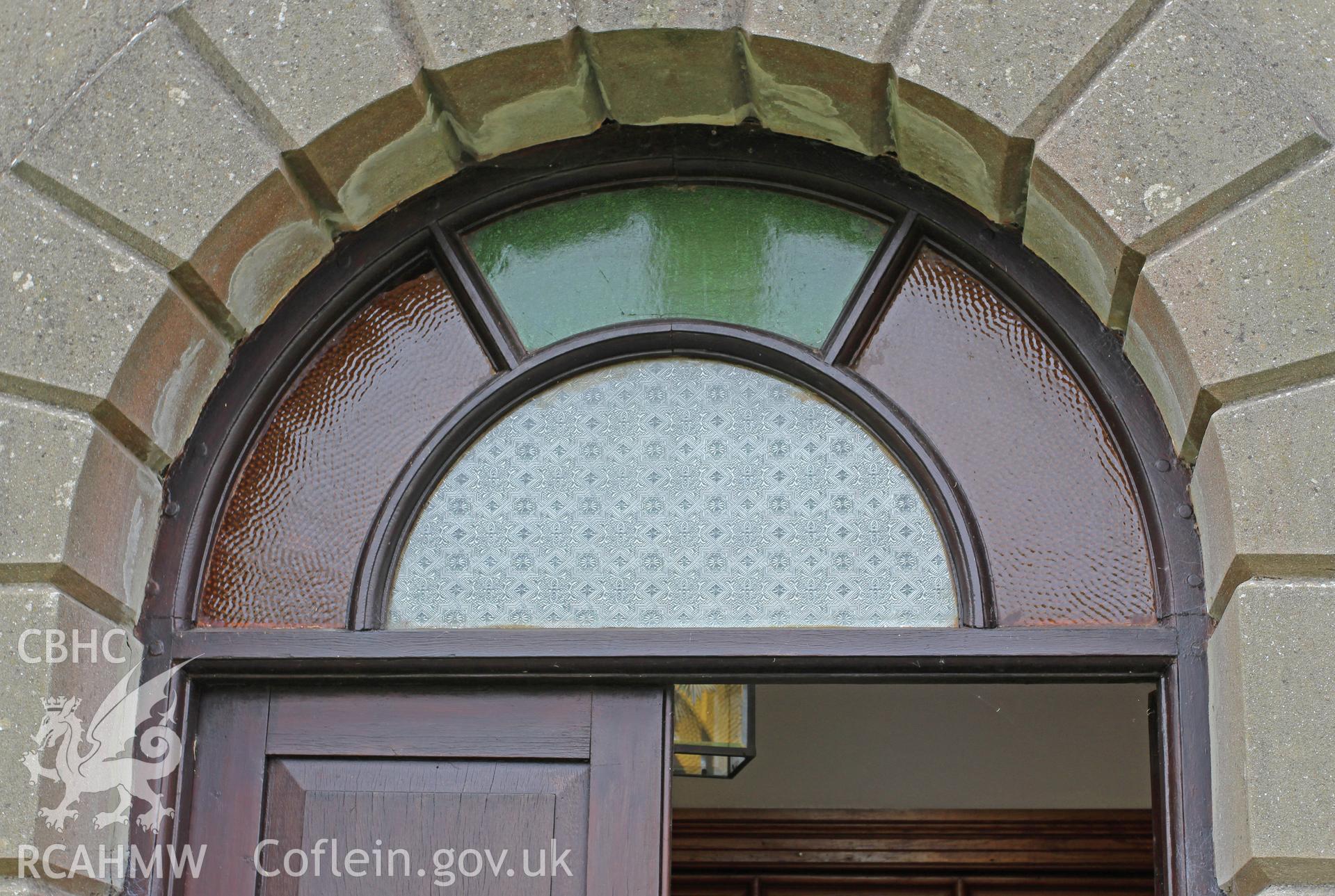 Detail of fanlight over door