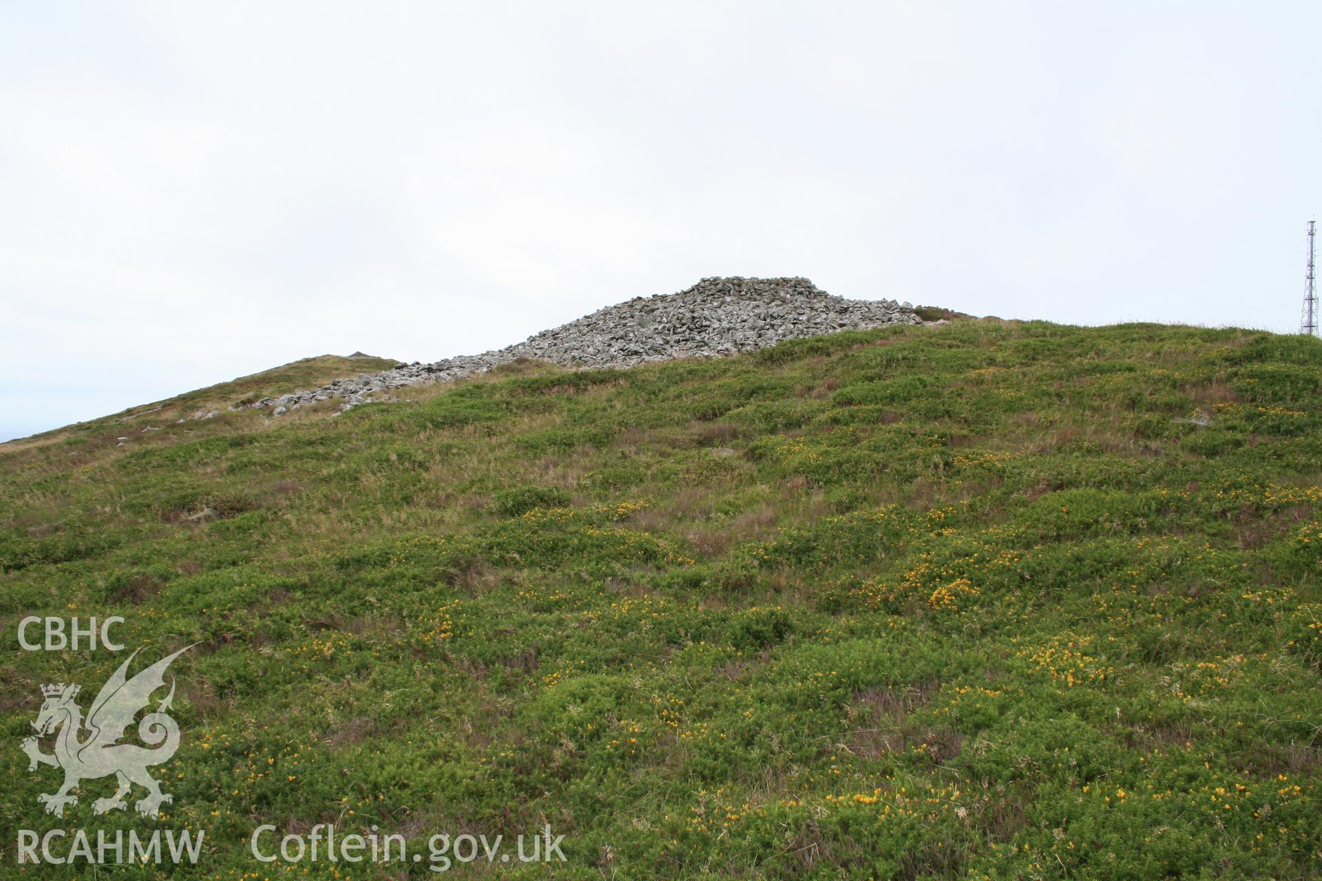 Cairn IV on Mynydd Rhiw, from the east.