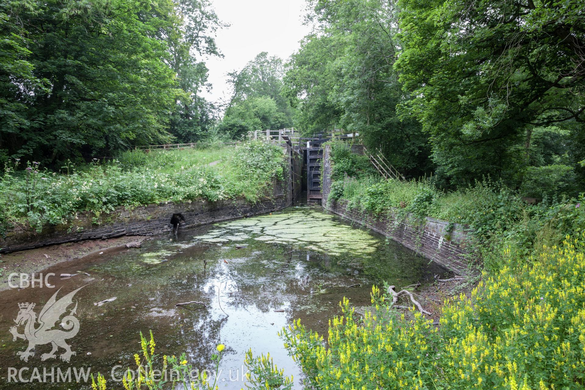 Derelict lock at the limit of the current operational waterway