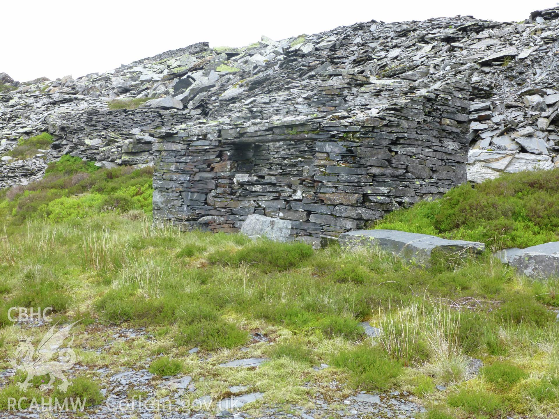 View of the hut,  looking north-east.