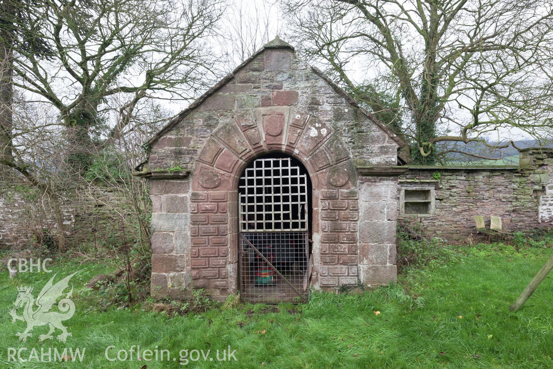 Entrance gateway to walled garden (from inside)