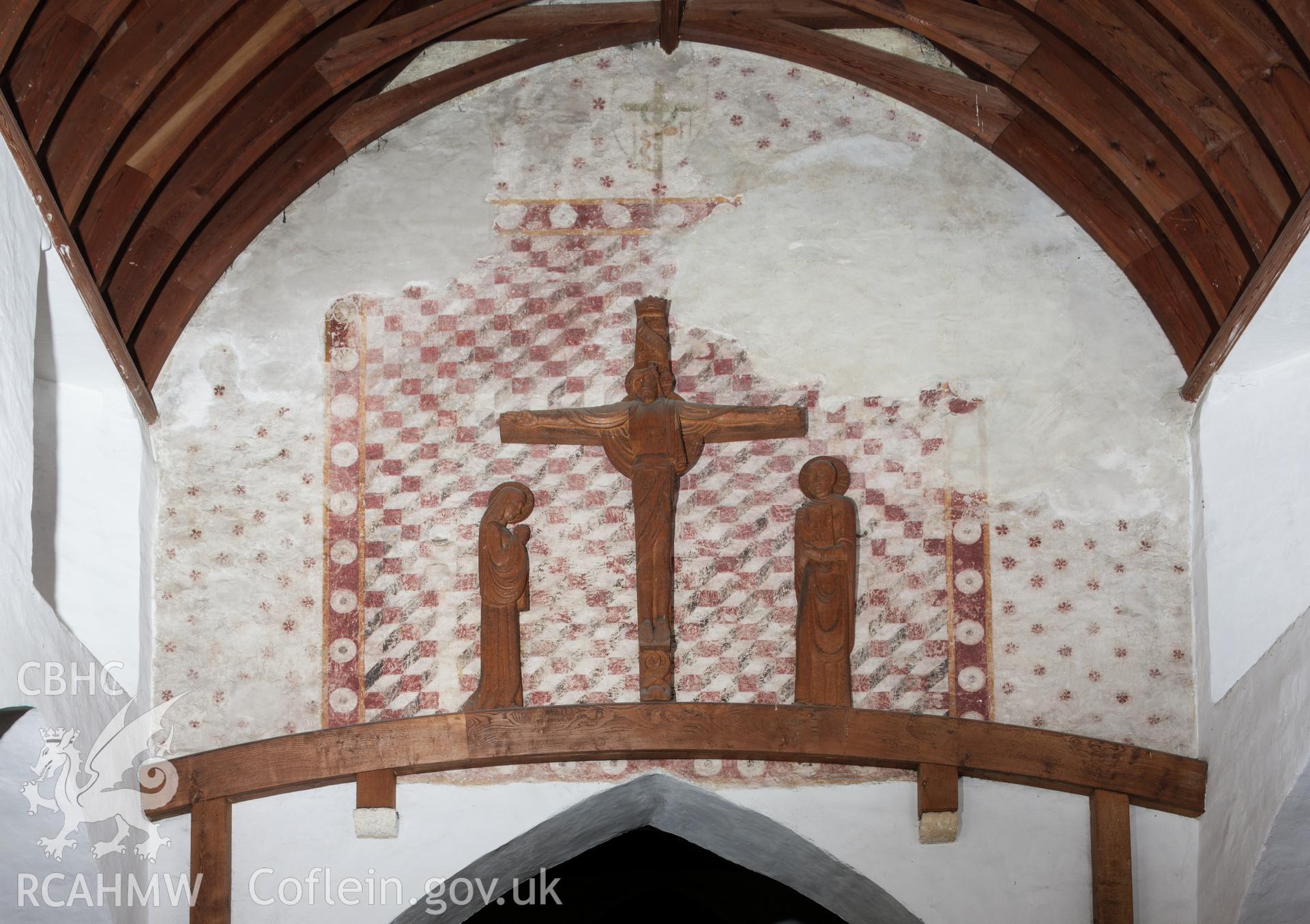 Wall painting over chancel arch