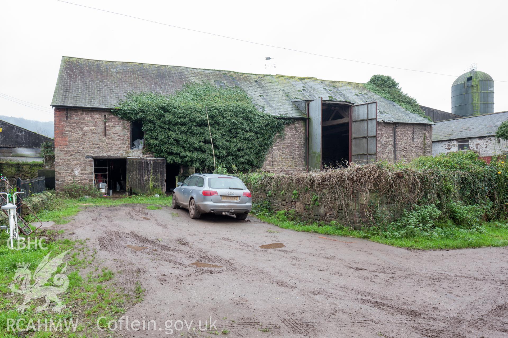 Barn viewed from the north northeast