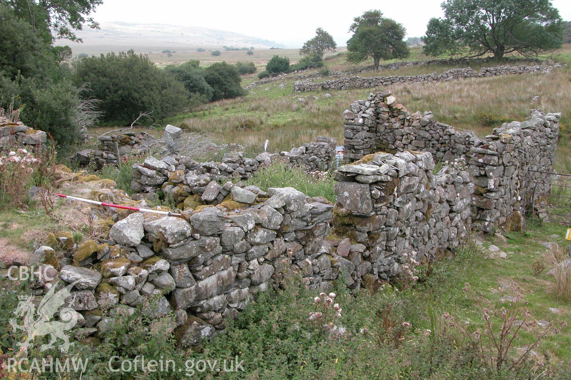 Digital photograph of Brwynog Uchaf Farmstead taken on 09/09/2003 by Cambrian Archaeological Projects during the Eastern Snowdonia Upland Survey