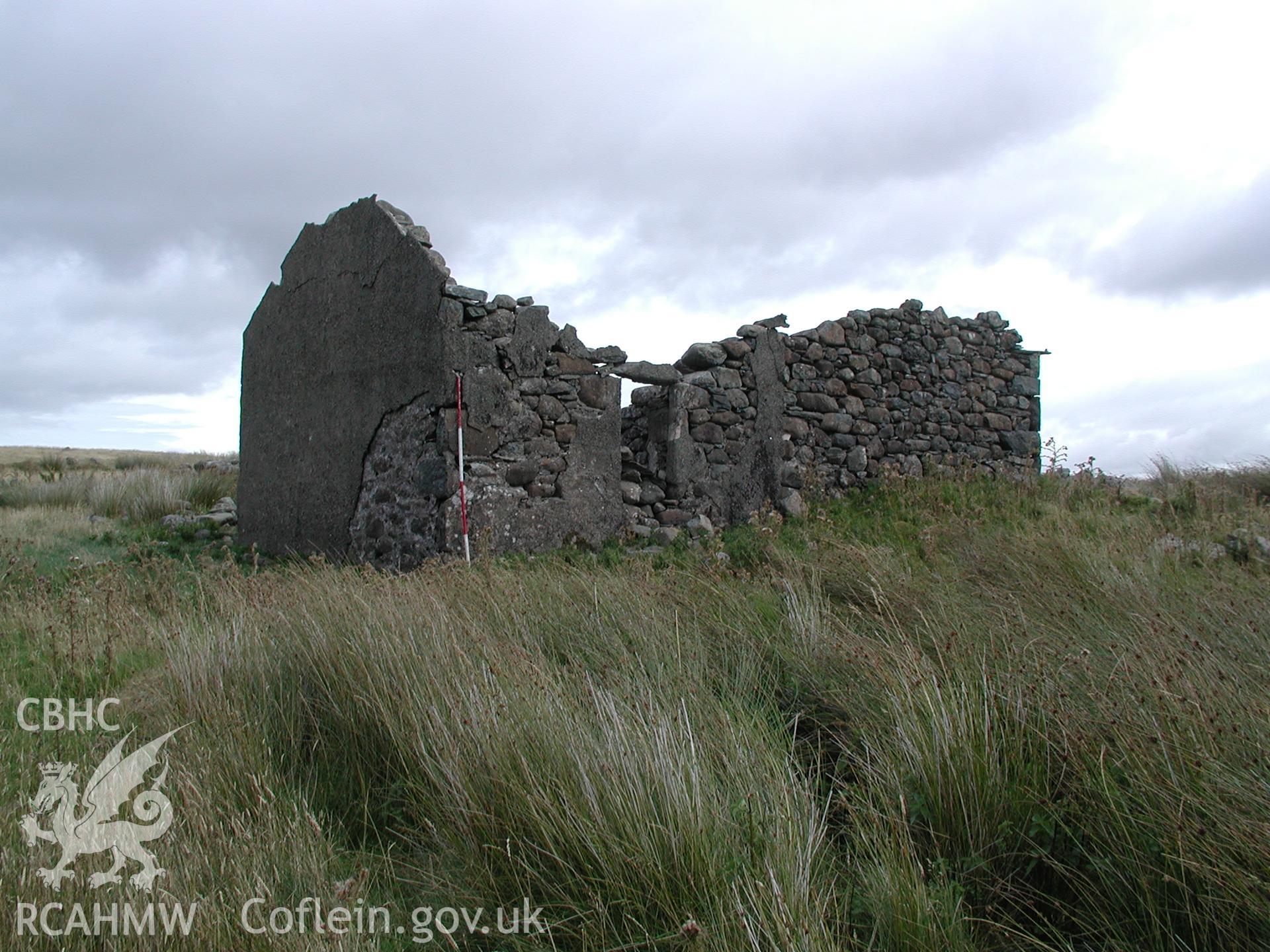 Digital photograph of Ty'n Rhos Farmhouse taken on 09/09/2003 by Cambrian Archaeological Projects during the Eastern Snowdonia Upland Survey