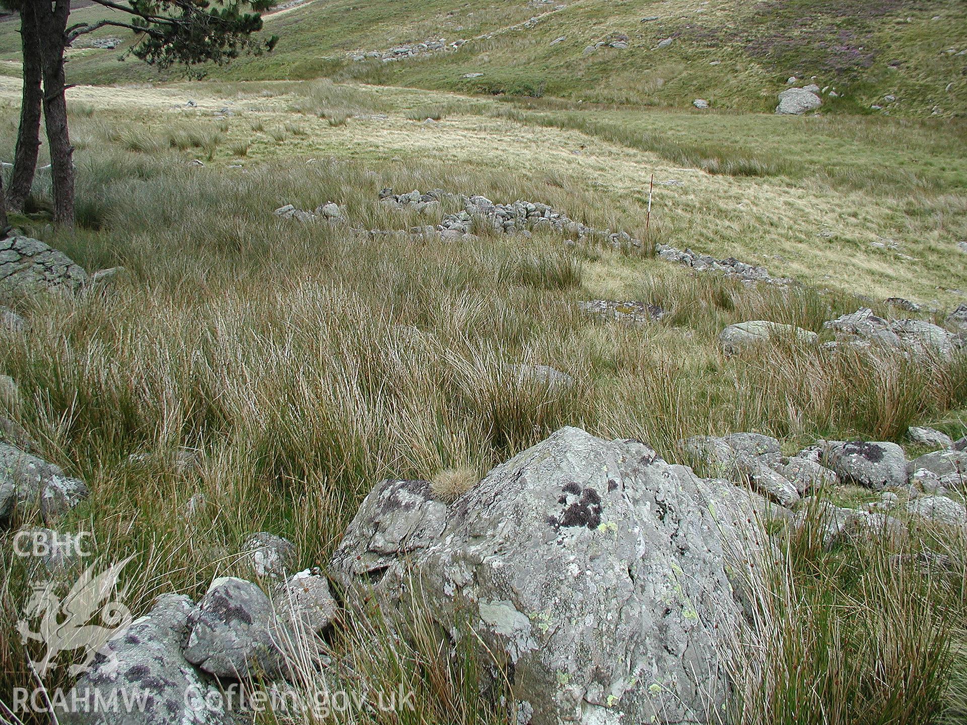 Digital photograph of Pant-y-griafolen Enclosure Wall II taken on 09/09/2003 by Cambrian Archaeological Projects during the Eastern Snowdonia Upland Survey